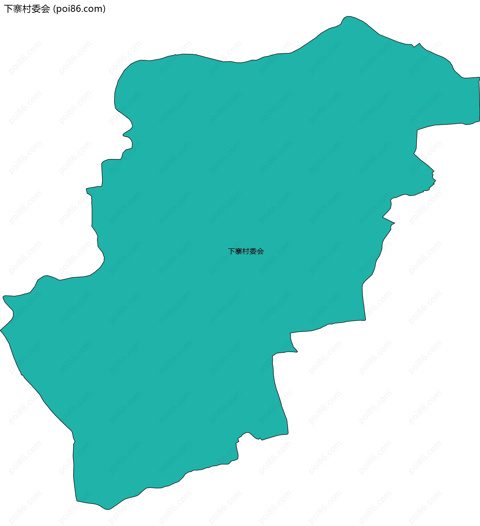 下寨村委会边界地图