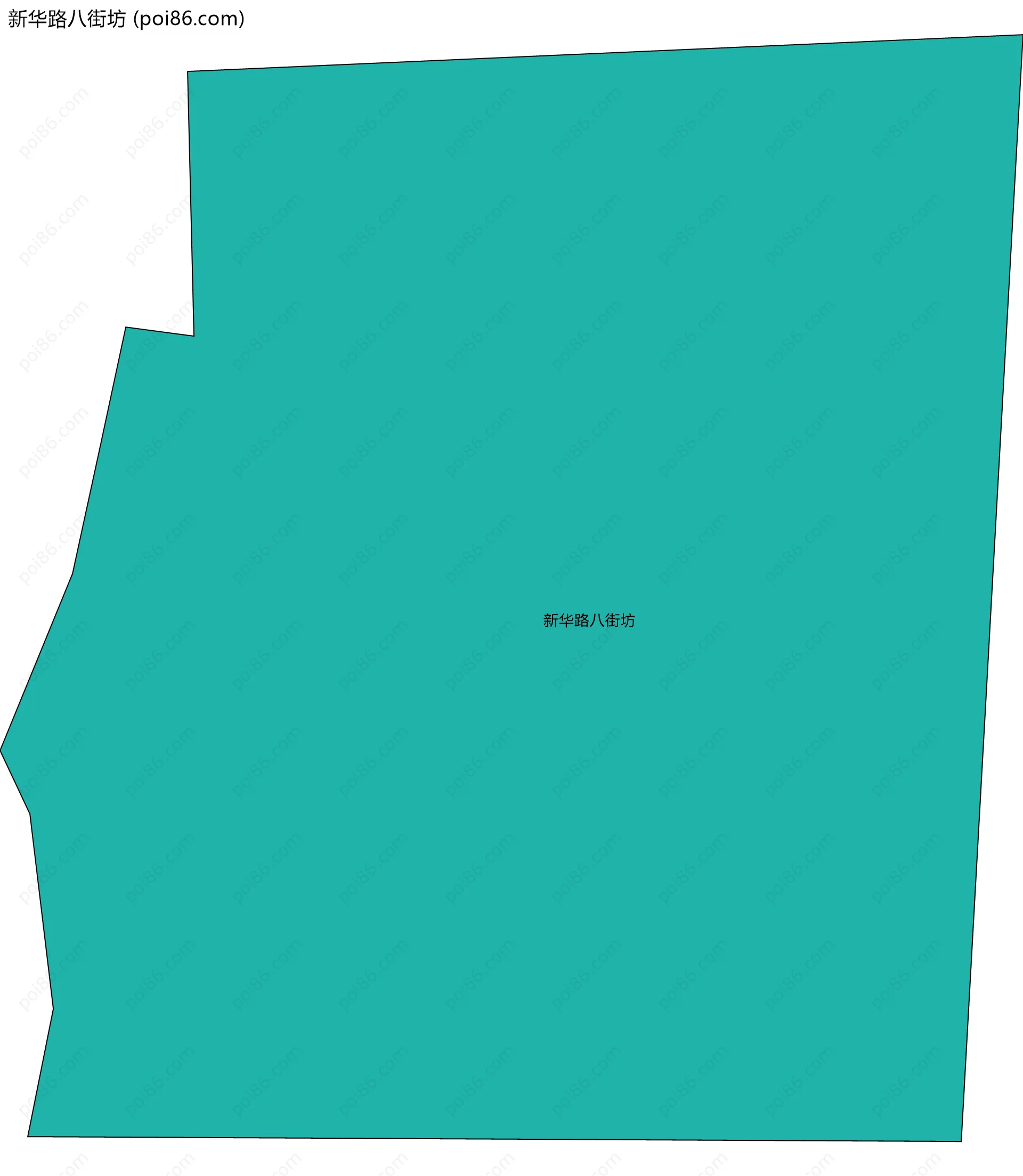 新华路八街坊边界地图