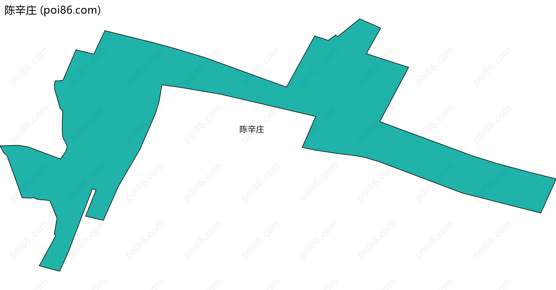 陈辛庄边界地图