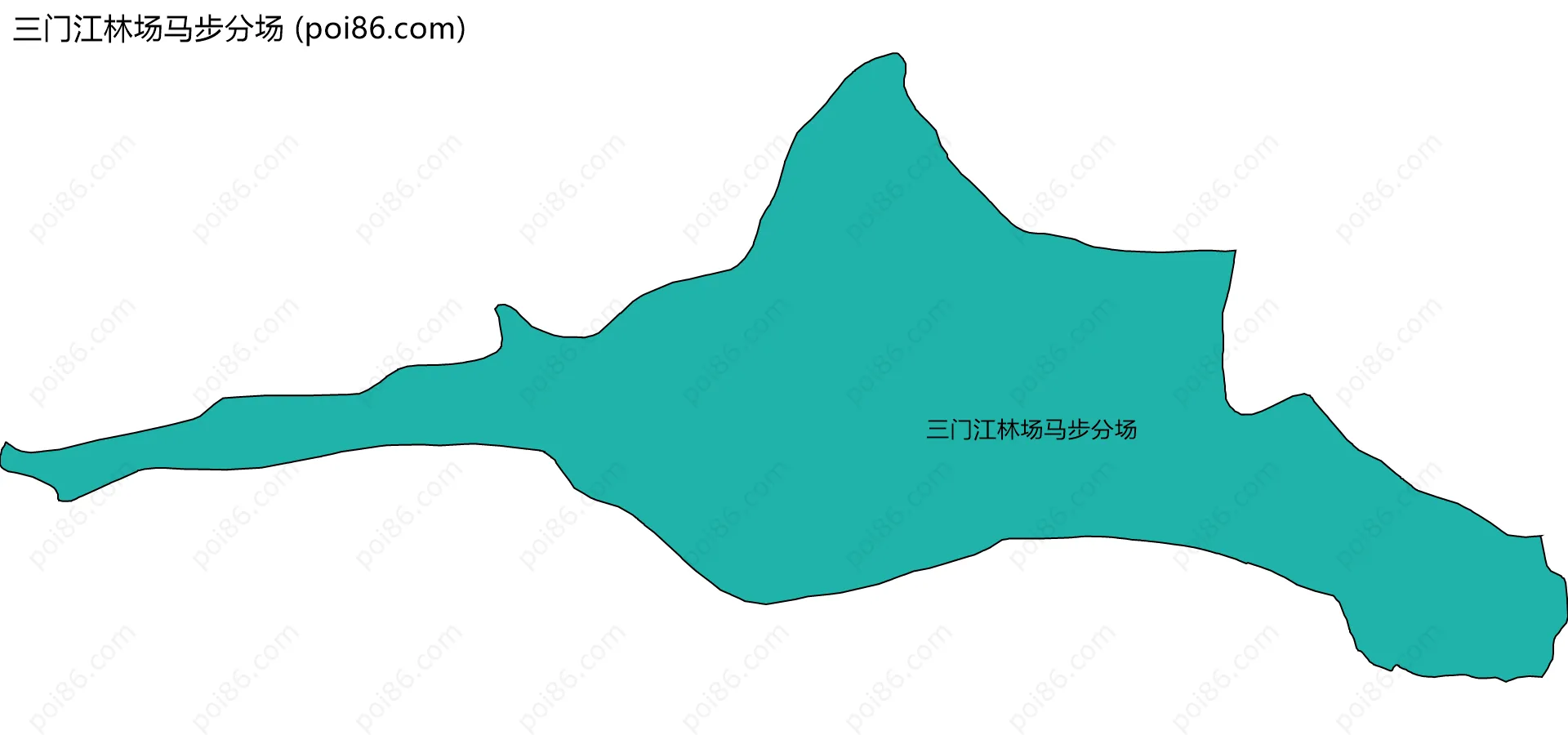 三门江林场马步分场边界地图