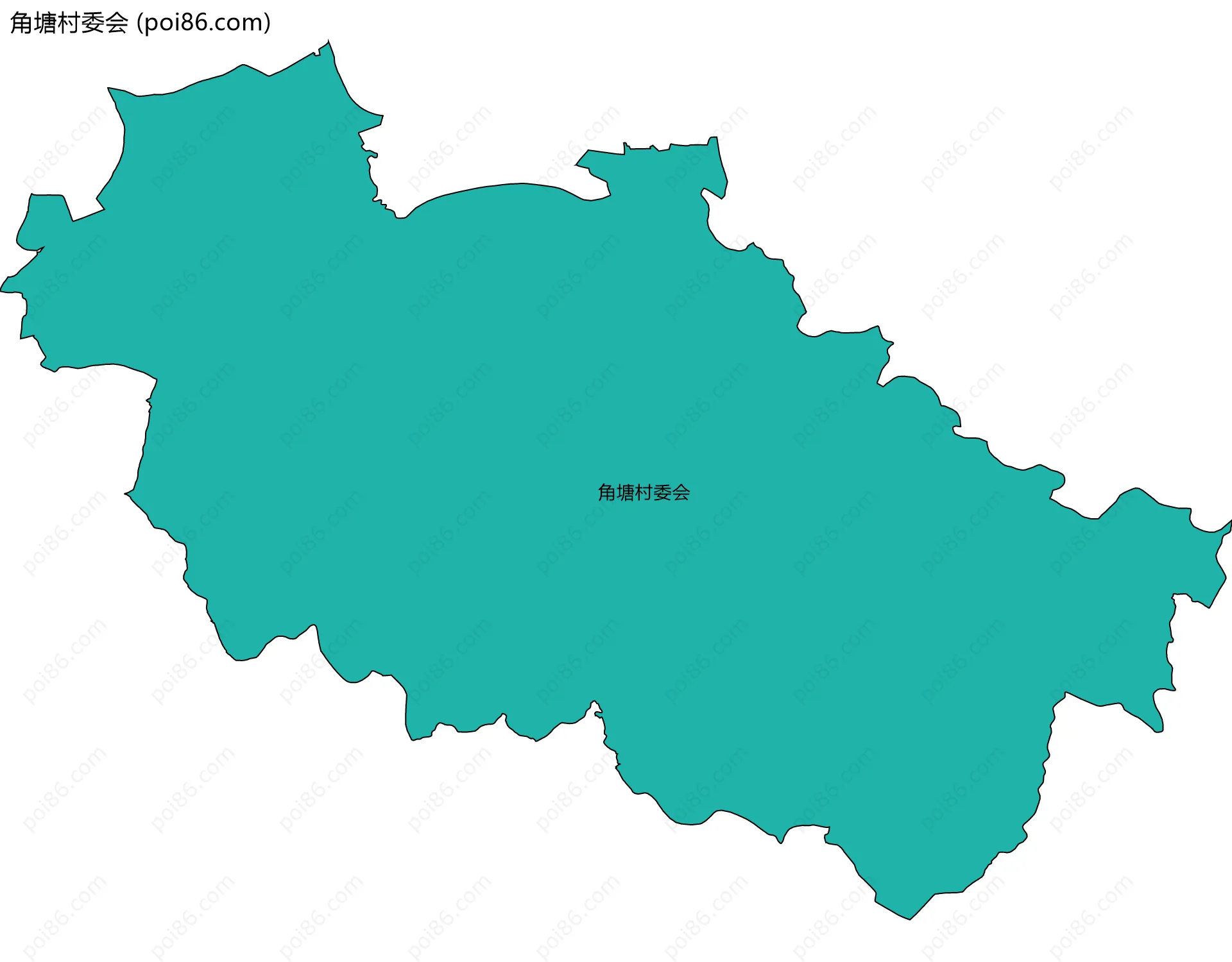 角塘村委会边界地图