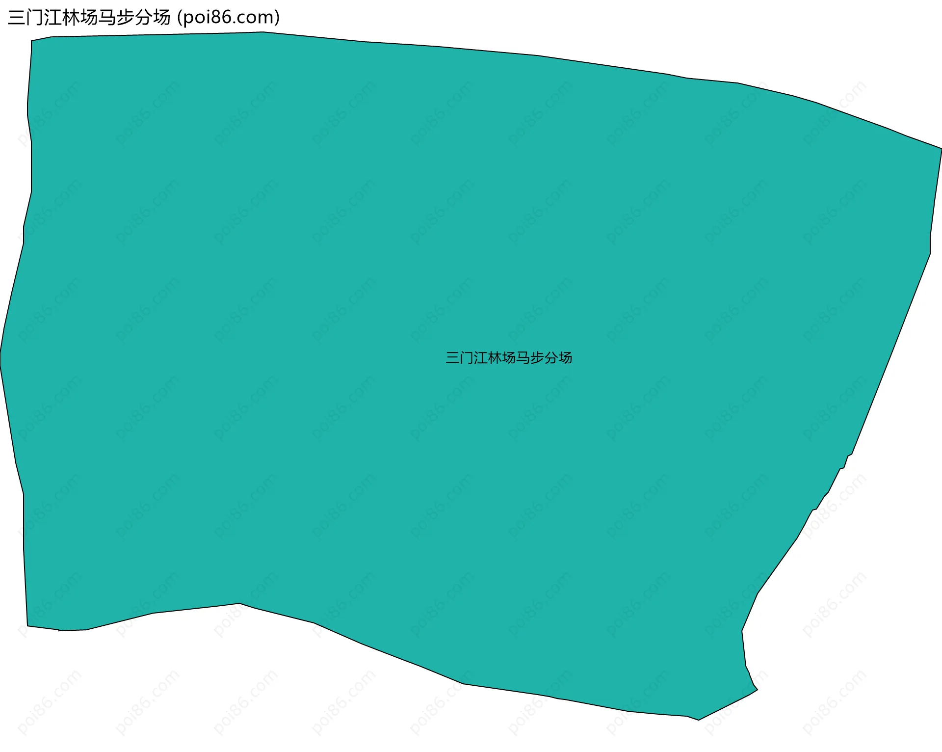 三门江林场马步分场边界地图