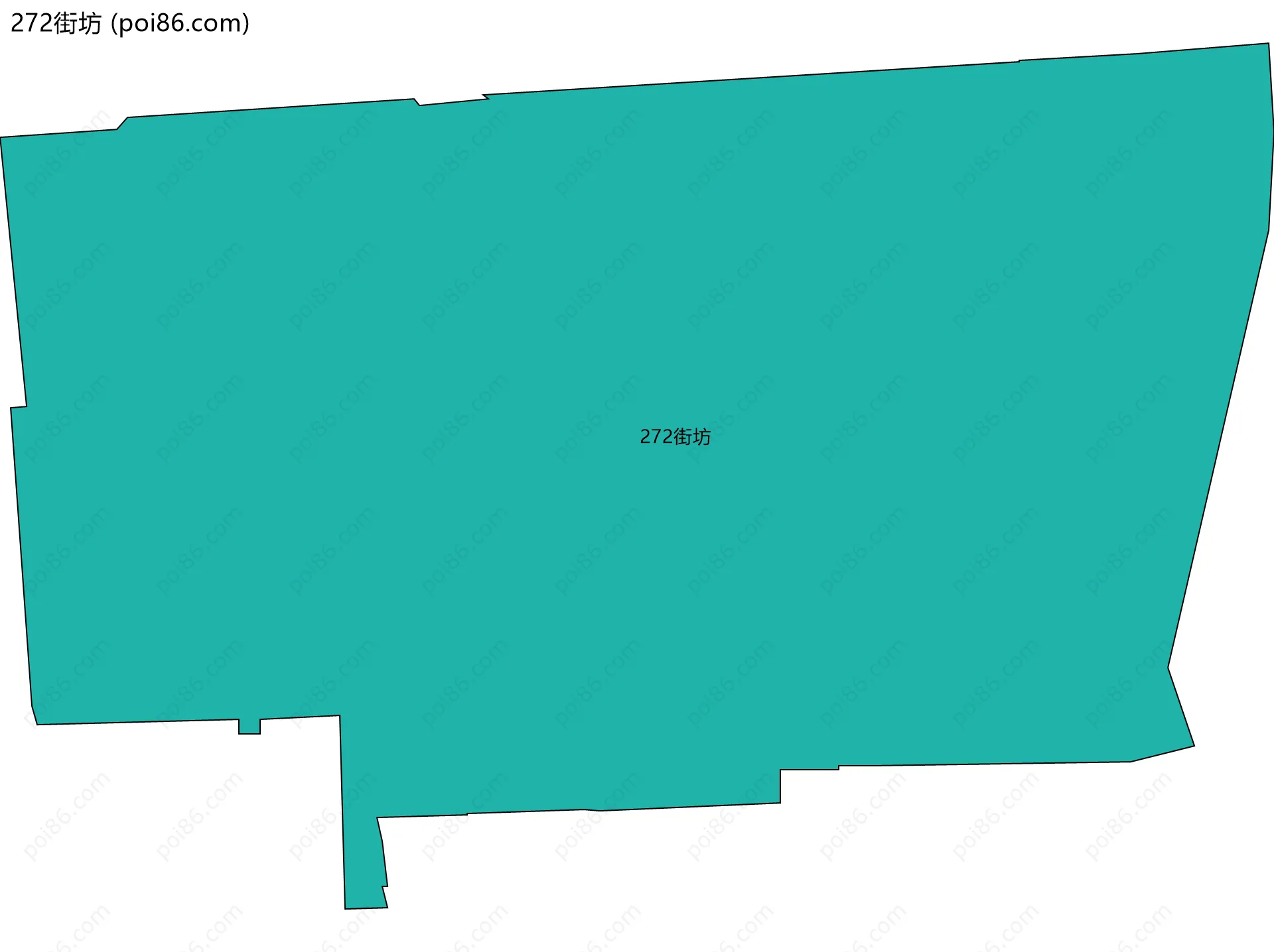 272街坊边界地图