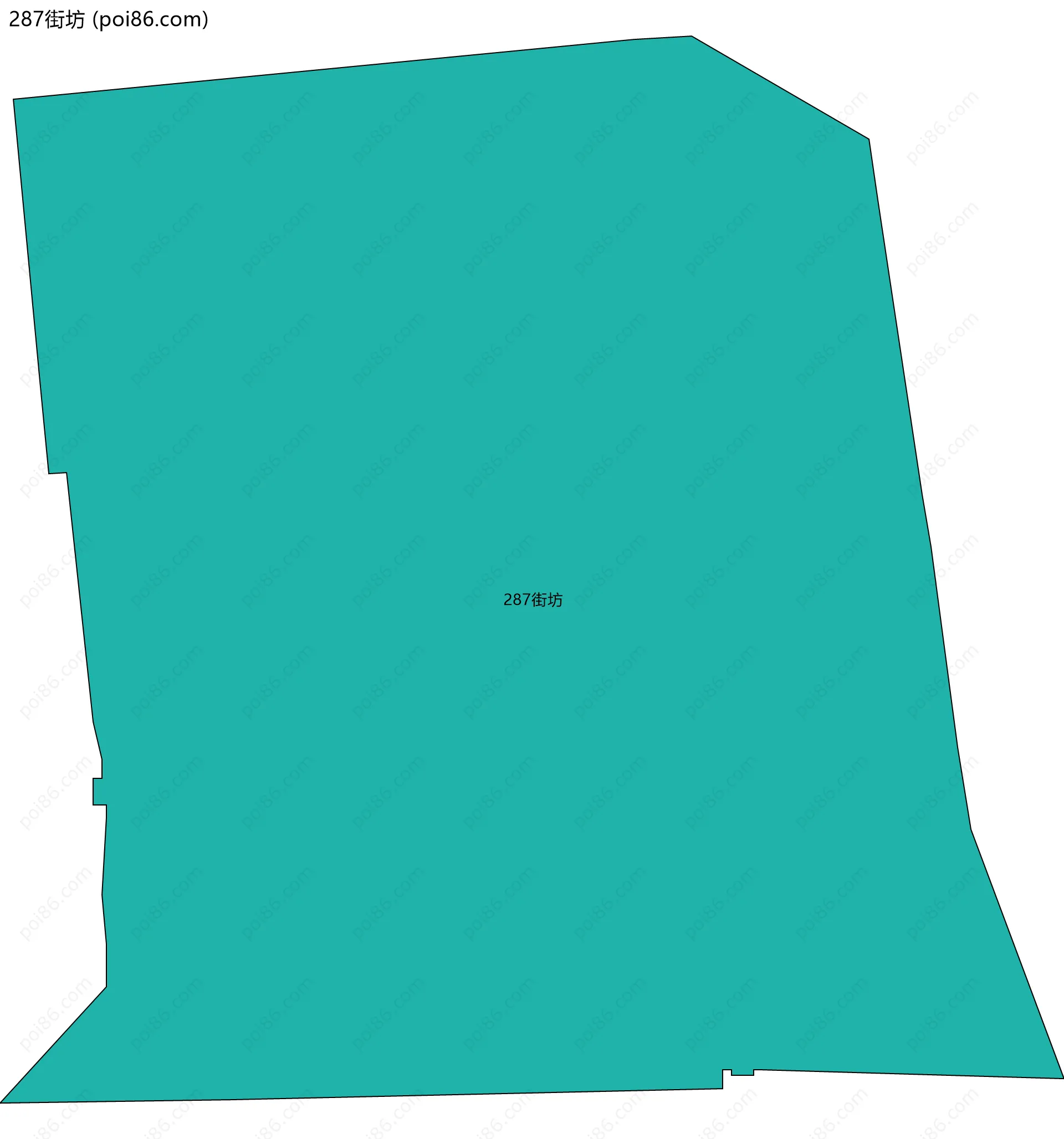287街坊边界地图