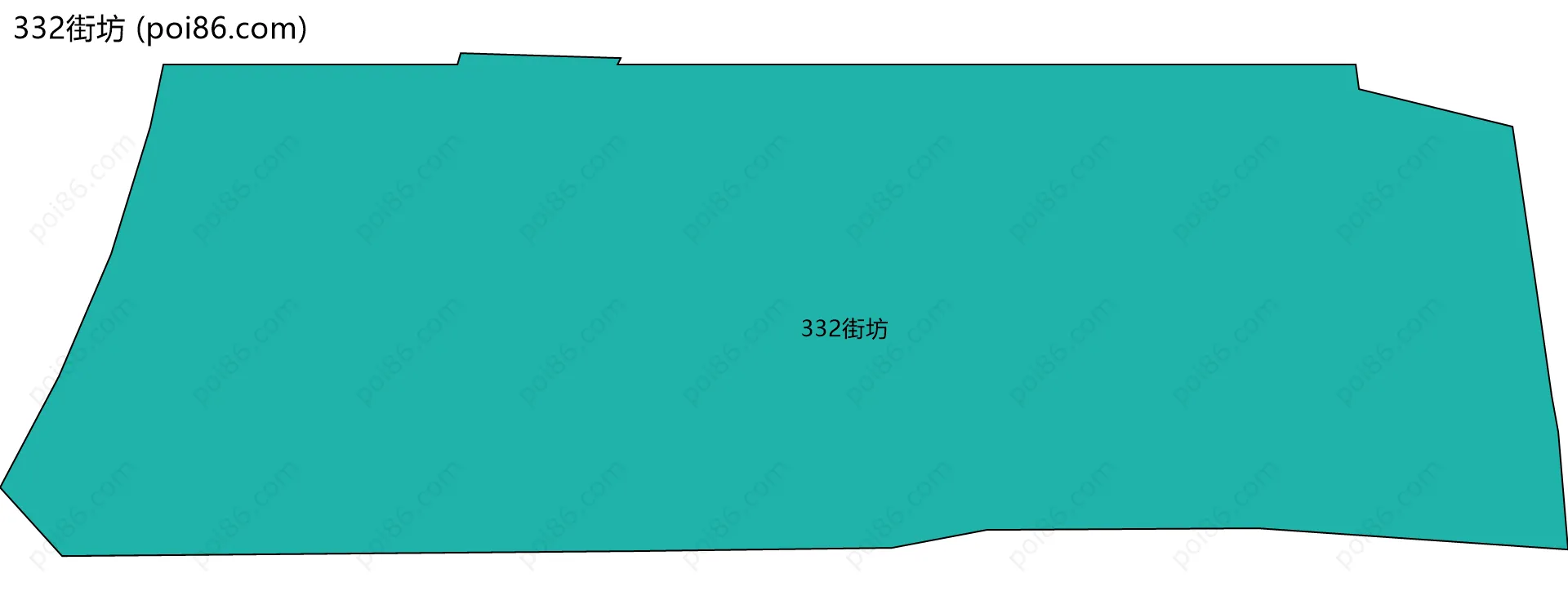 332街坊边界地图