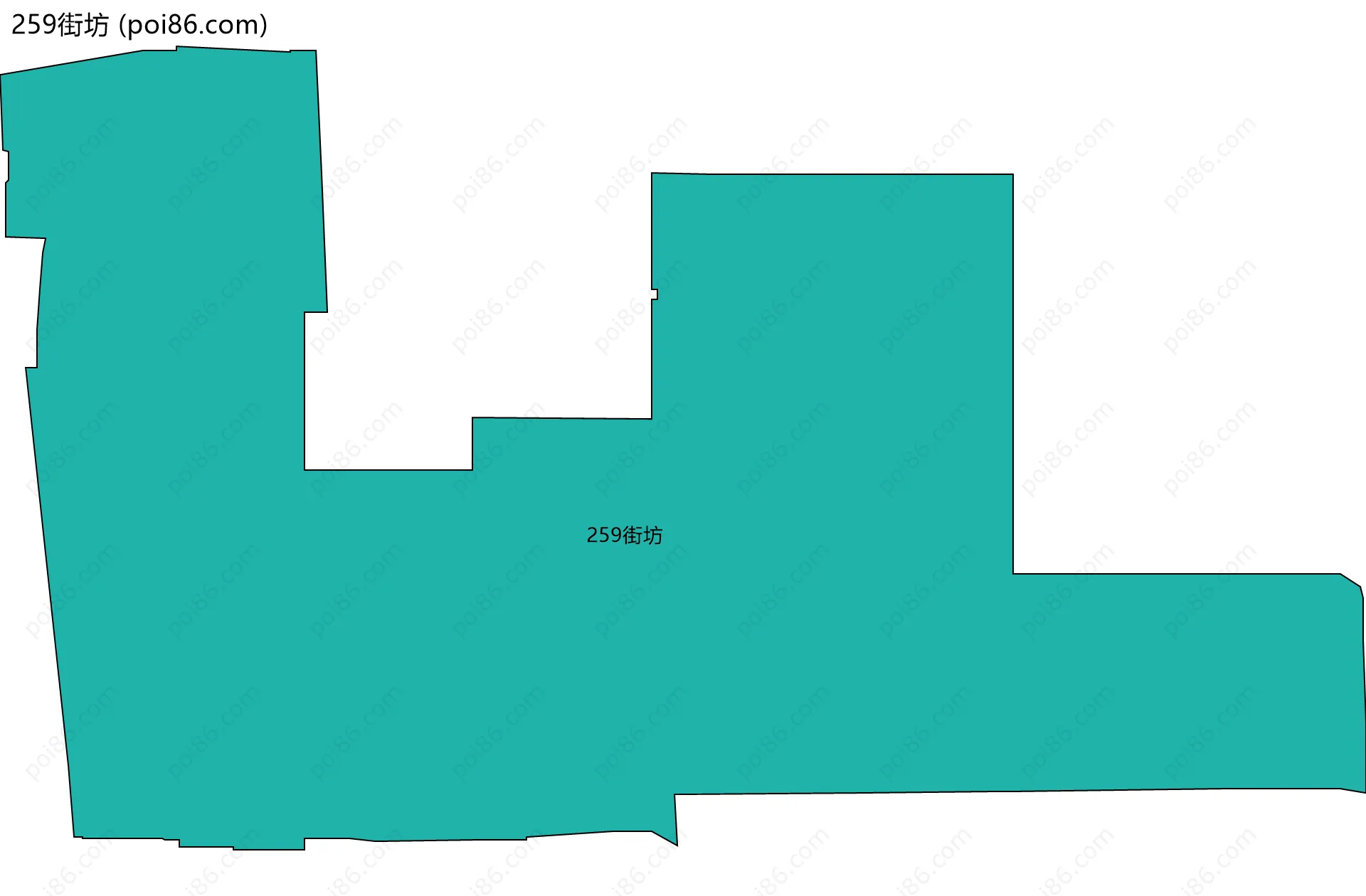 259街坊边界地图