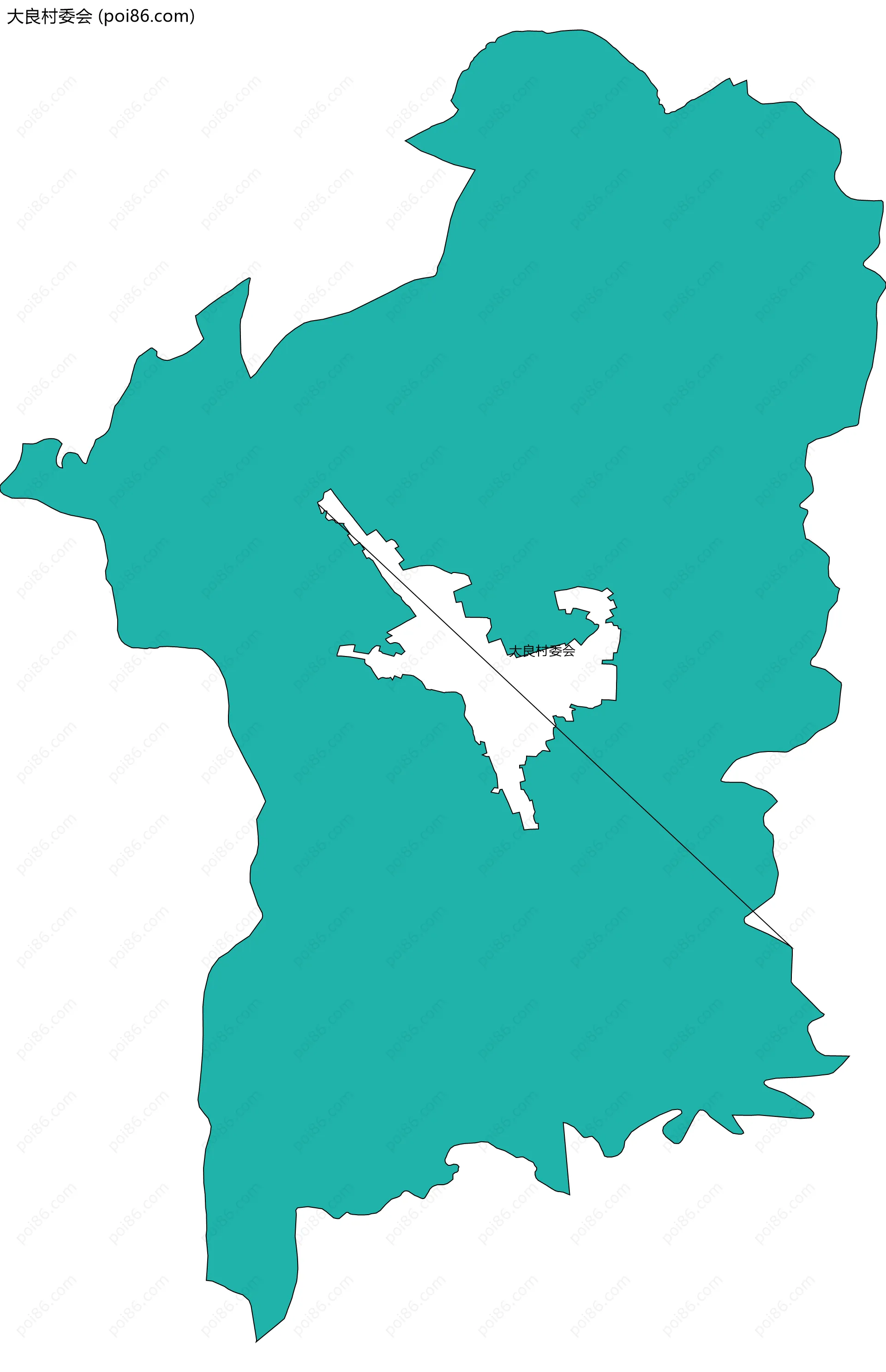 大良村委会边界地图