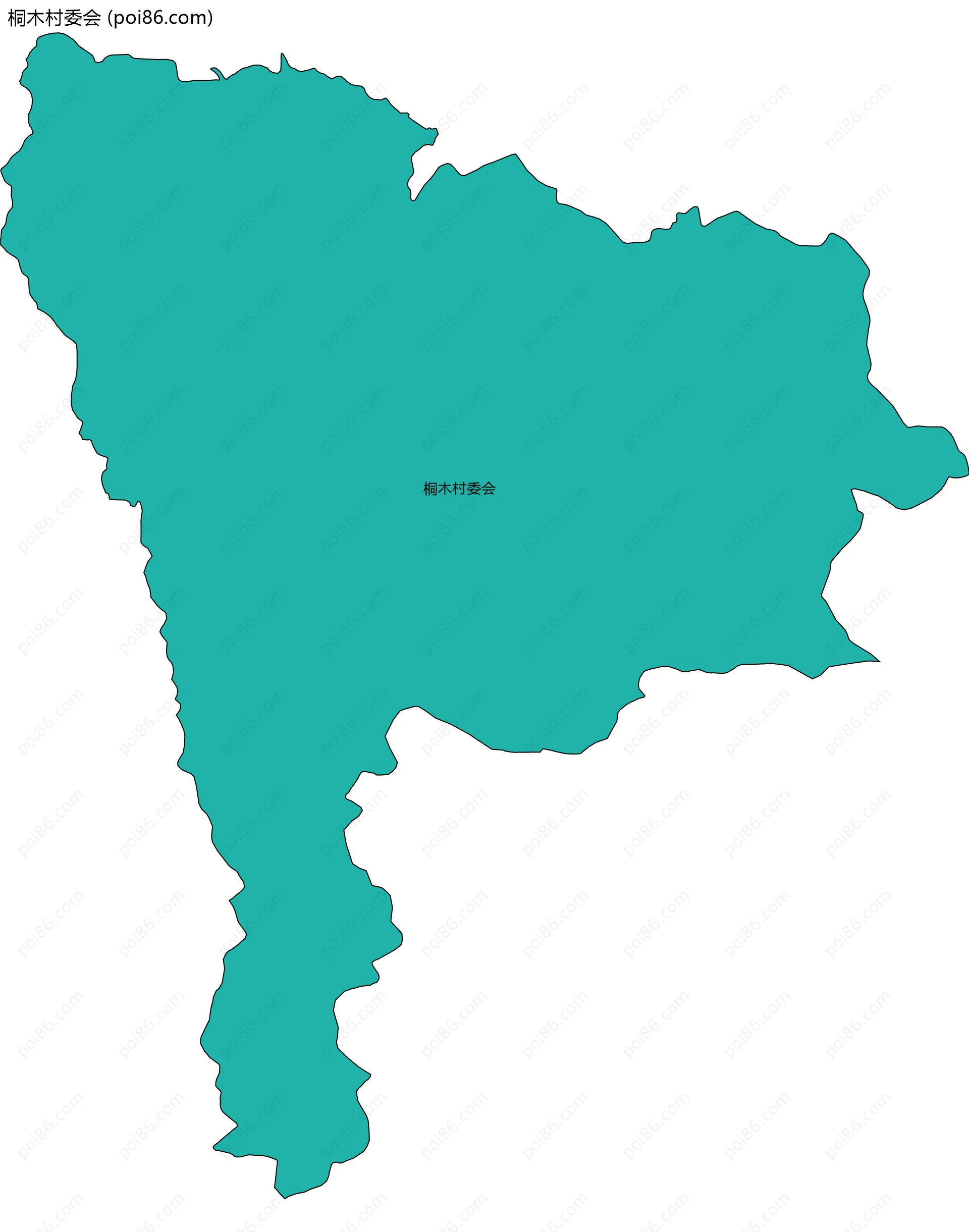 桐木村委会边界地图