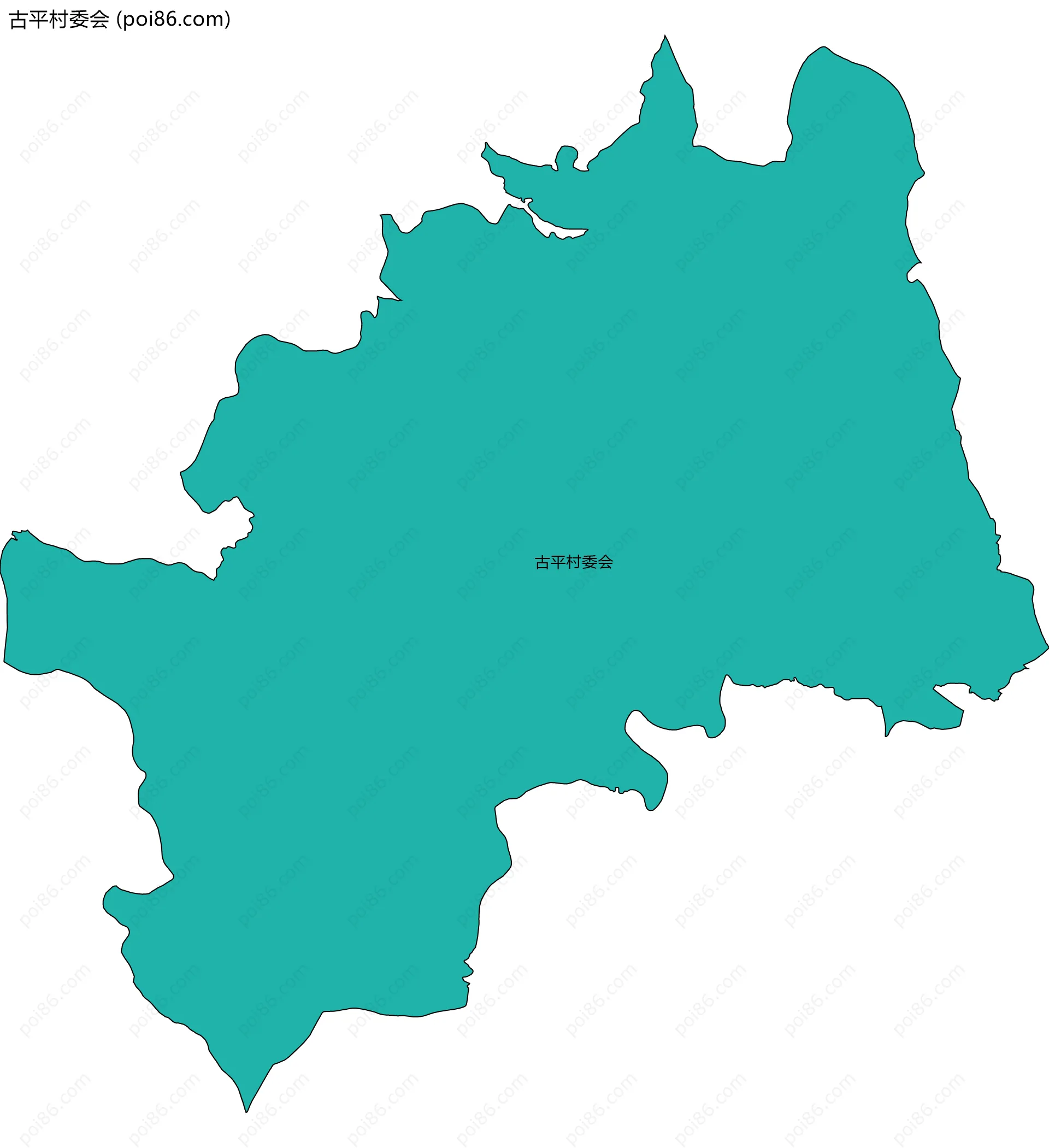 古平村委会边界地图