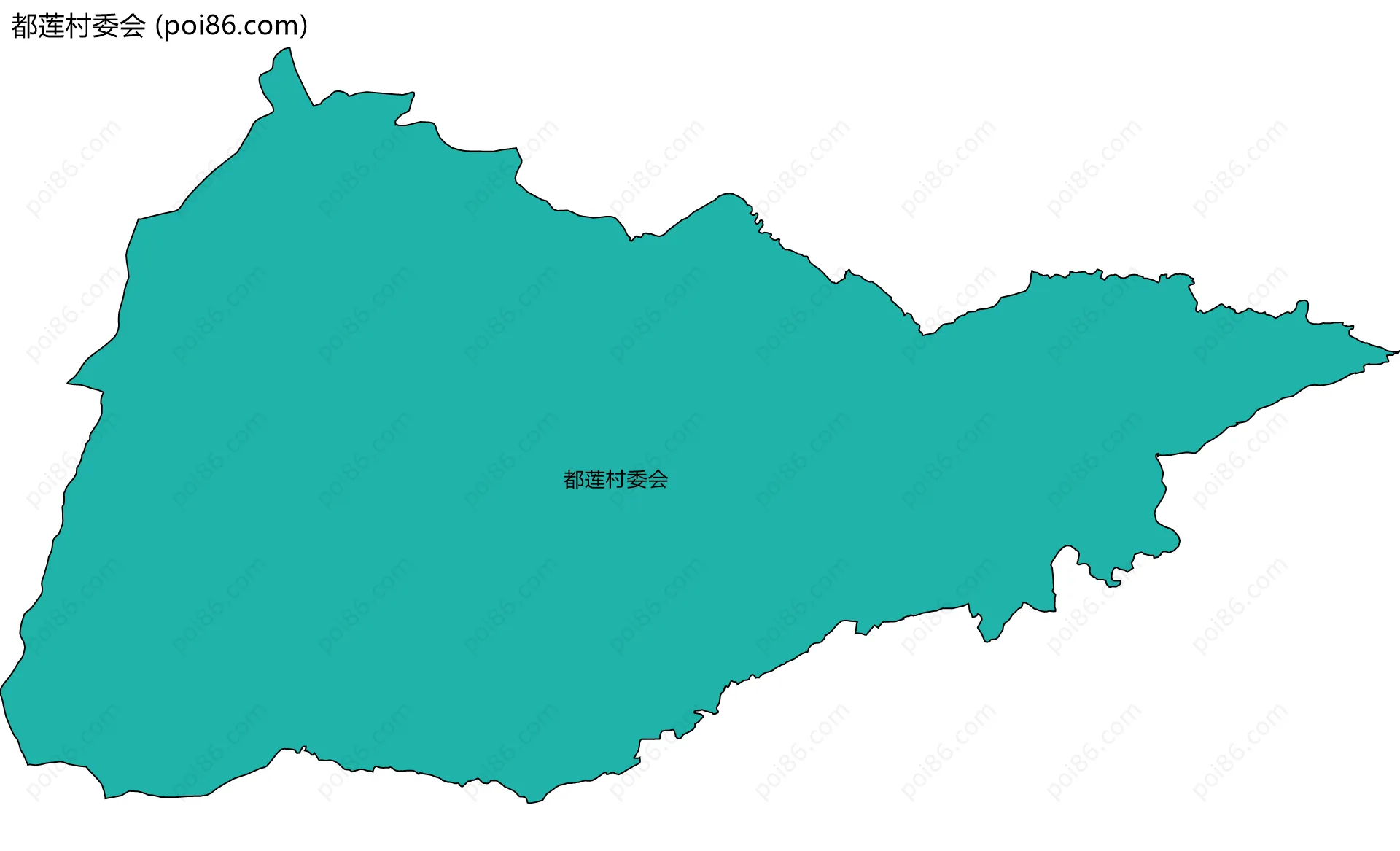 都莲村委会边界地图