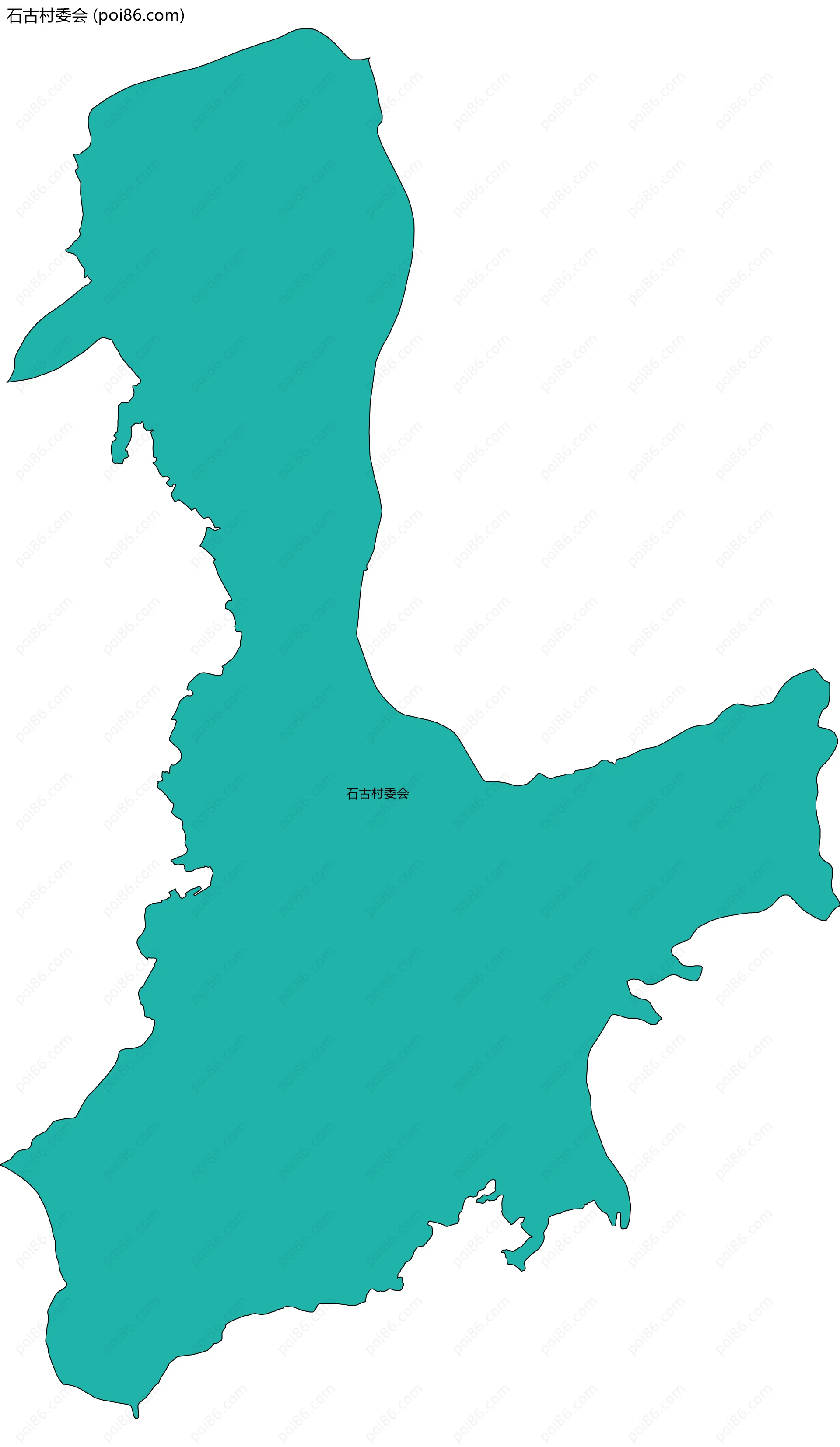 石古村委会边界地图