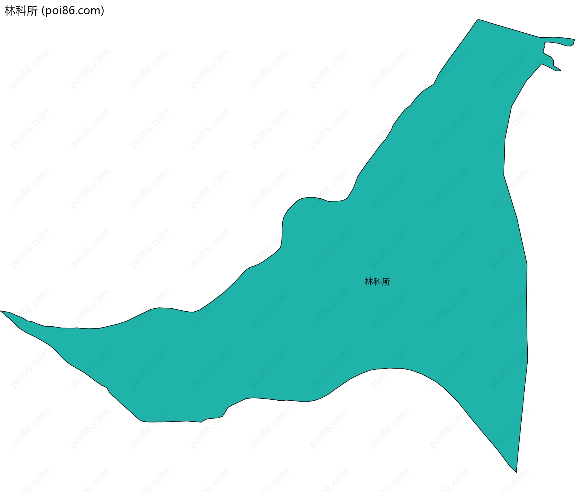 林科所边界地图