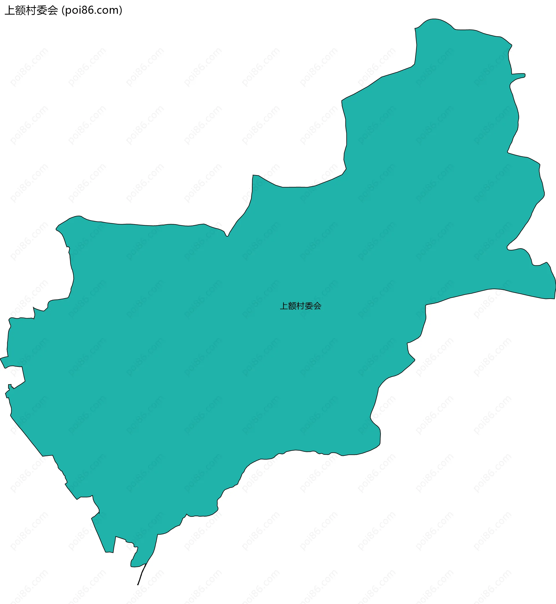 上额村委会边界地图
