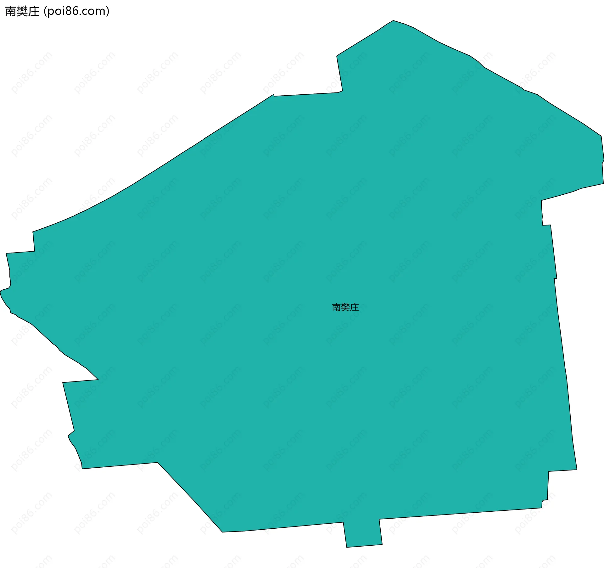 南樊庄边界地图