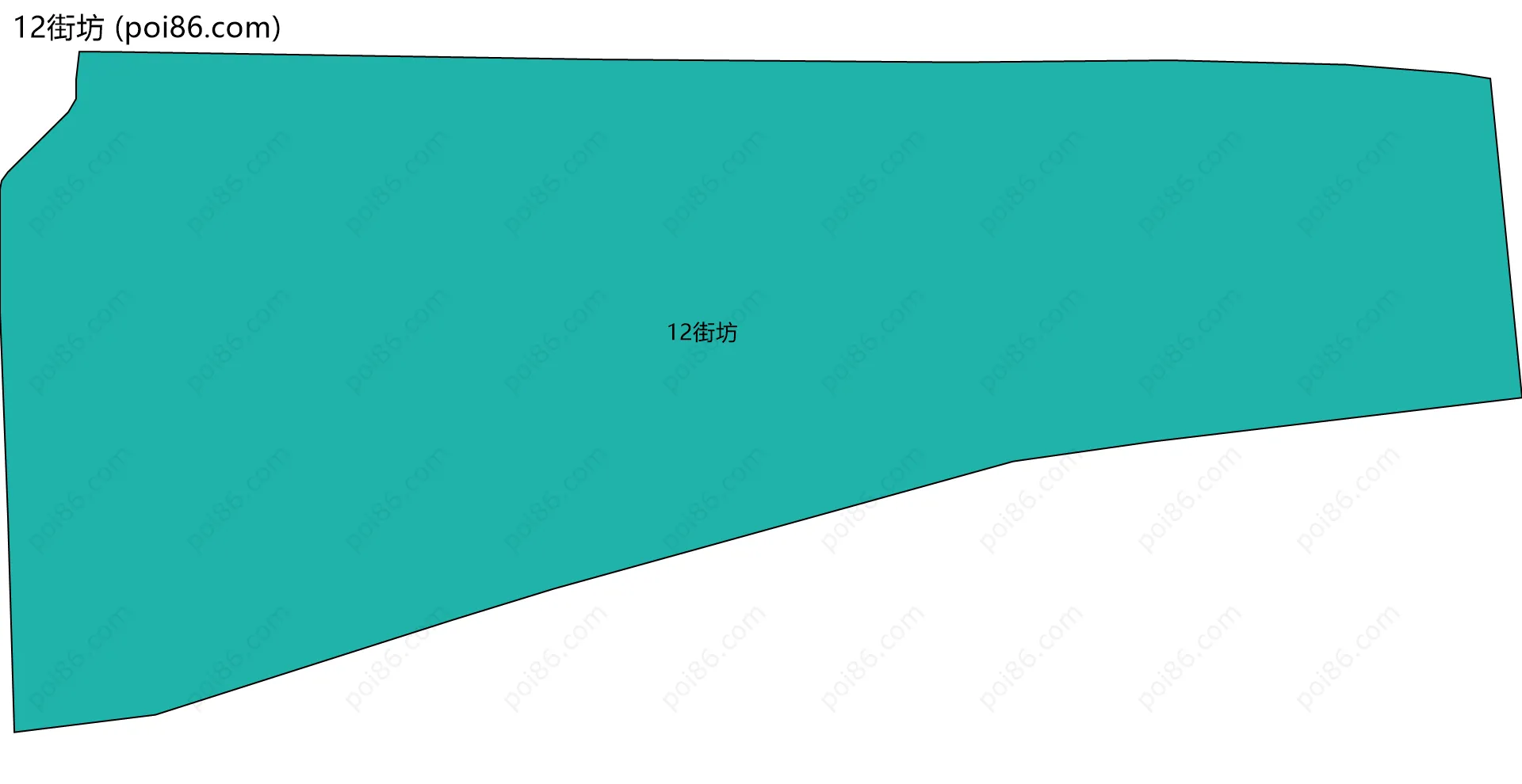 12街坊边界地图