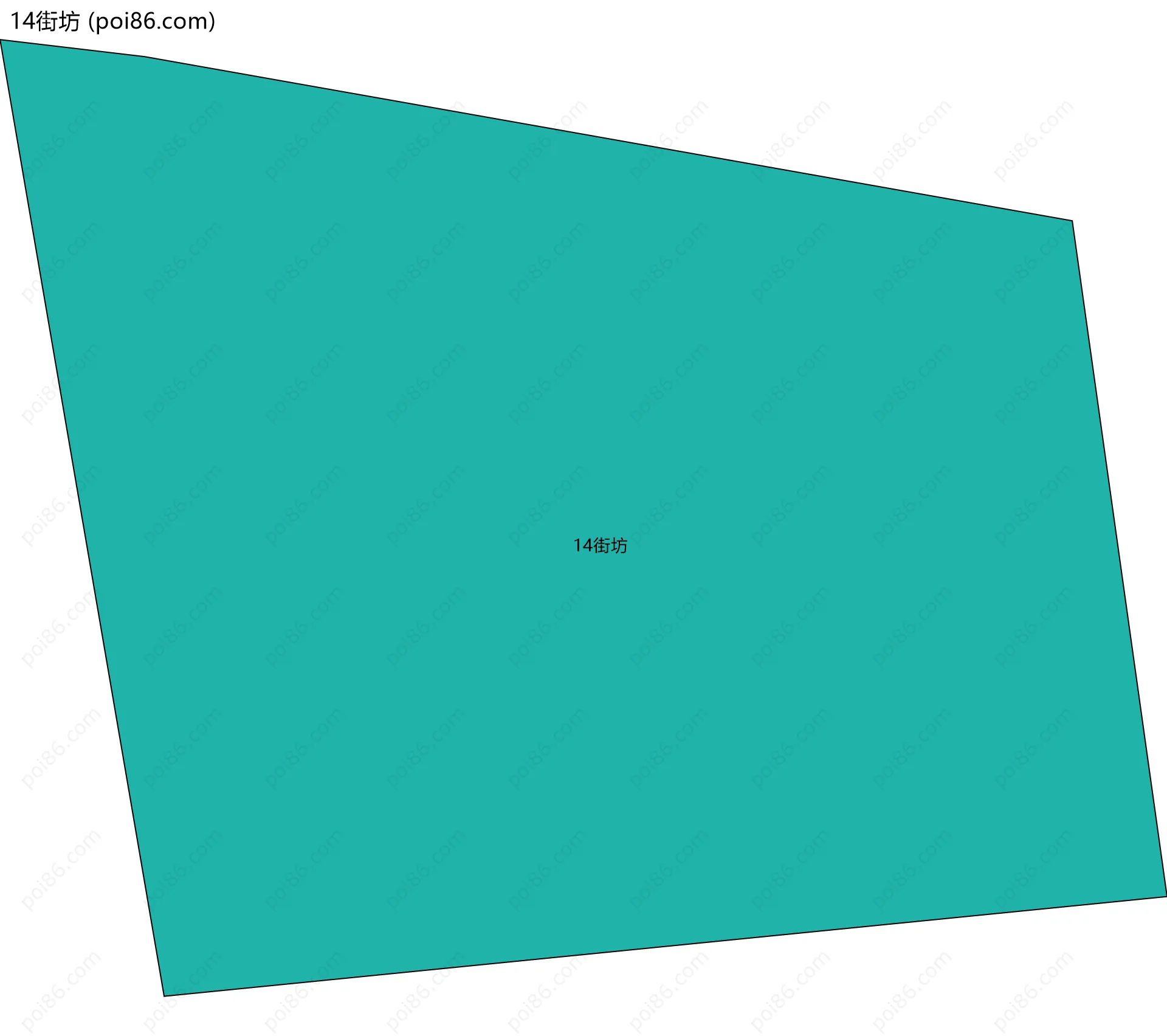 14街坊边界地图