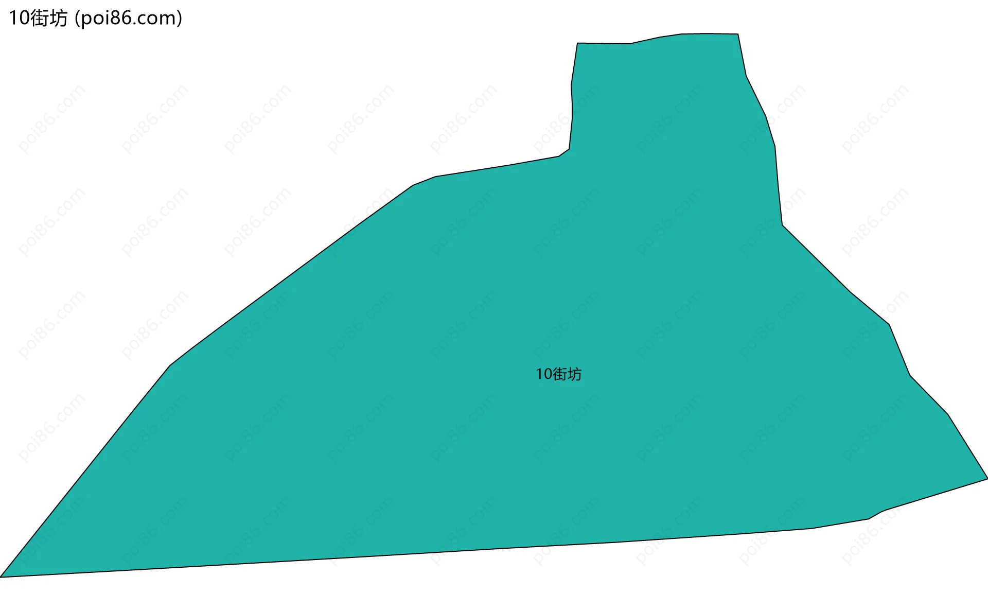 10街坊边界地图