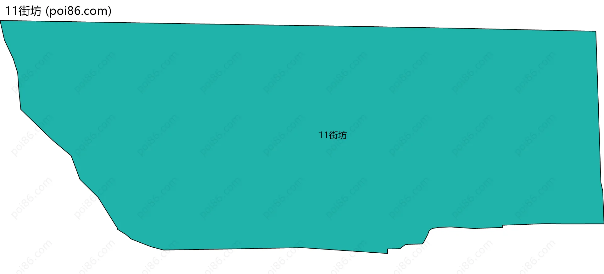 11街坊边界地图