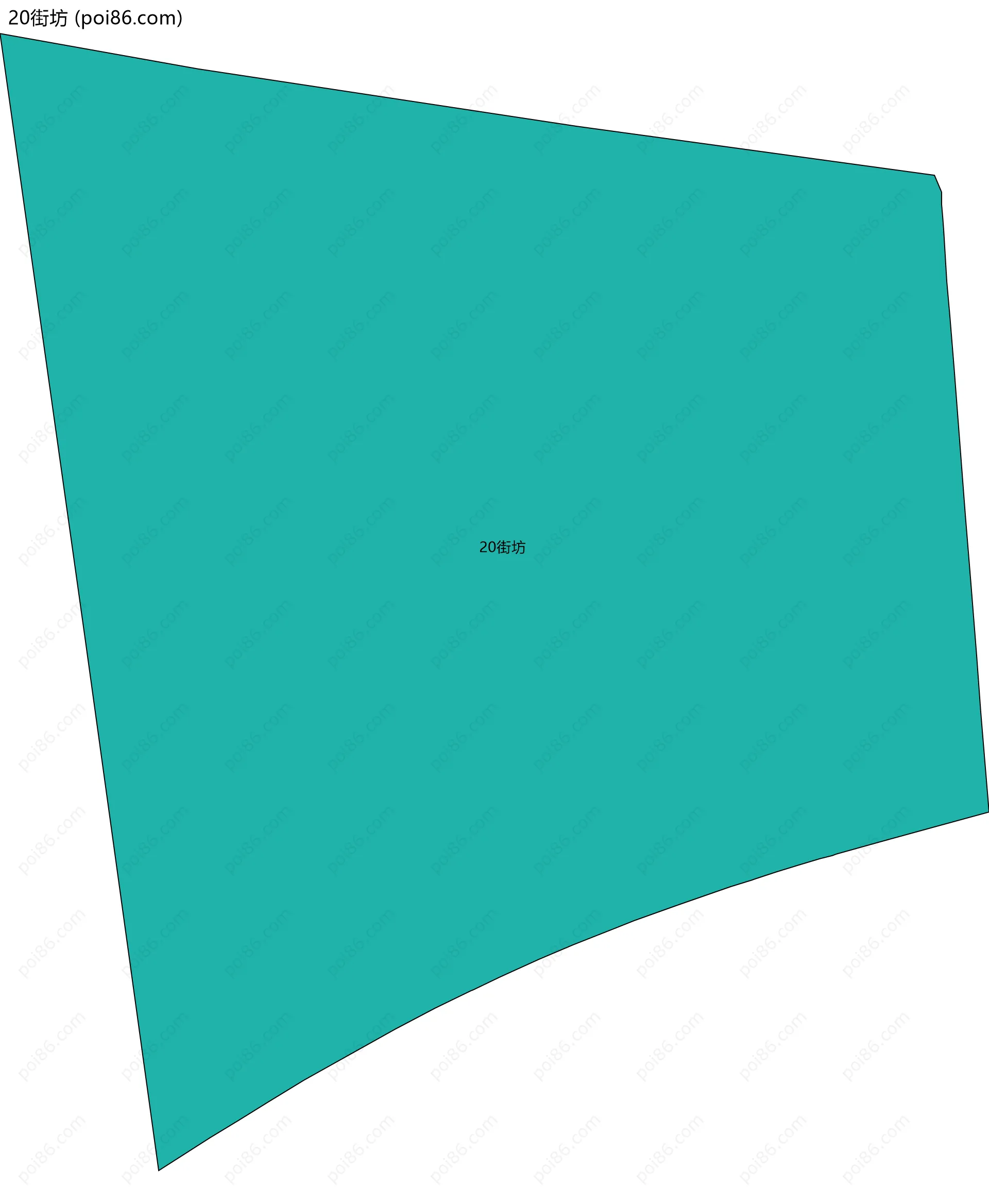 20街坊边界地图