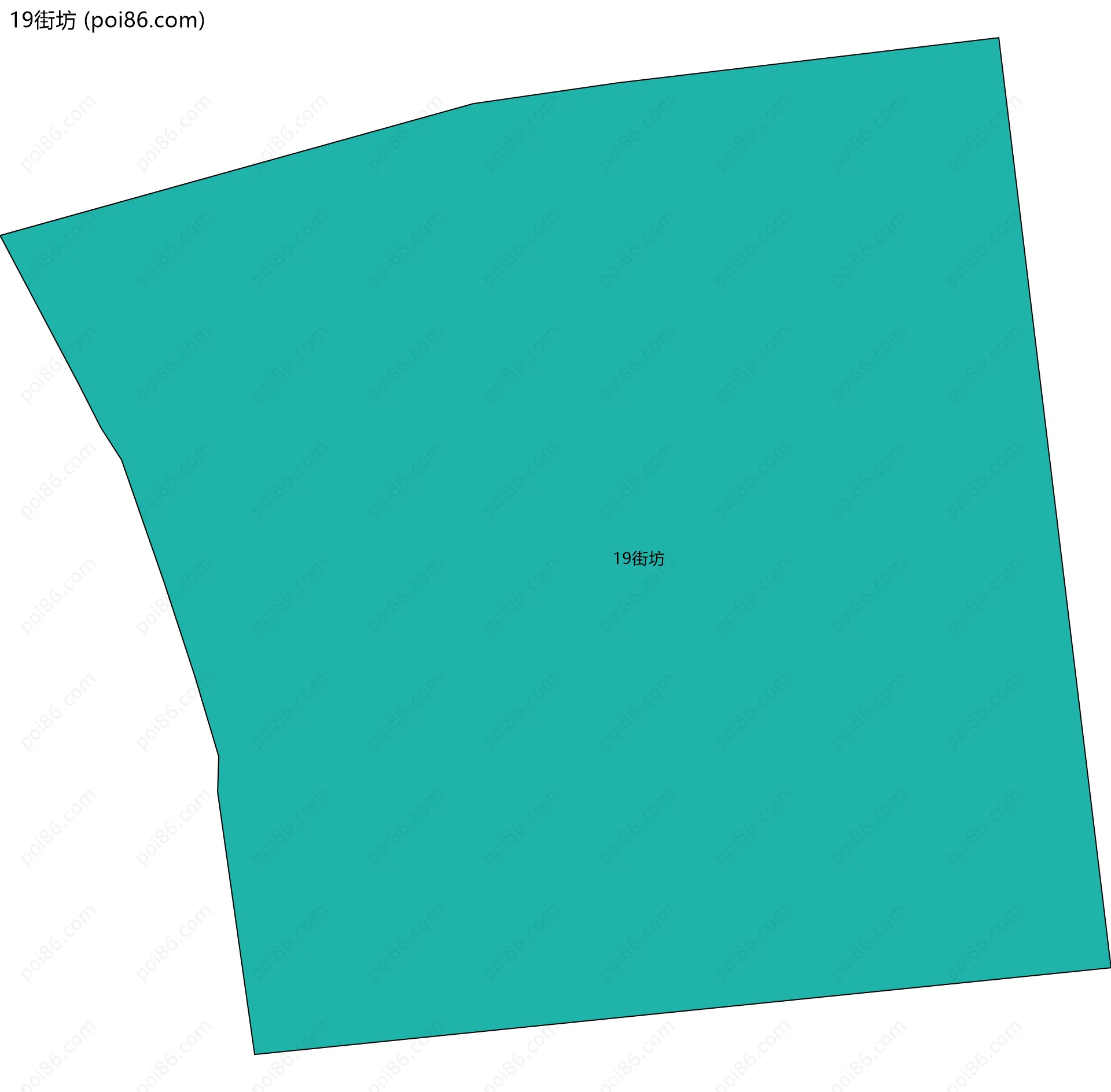 19街坊边界地图
