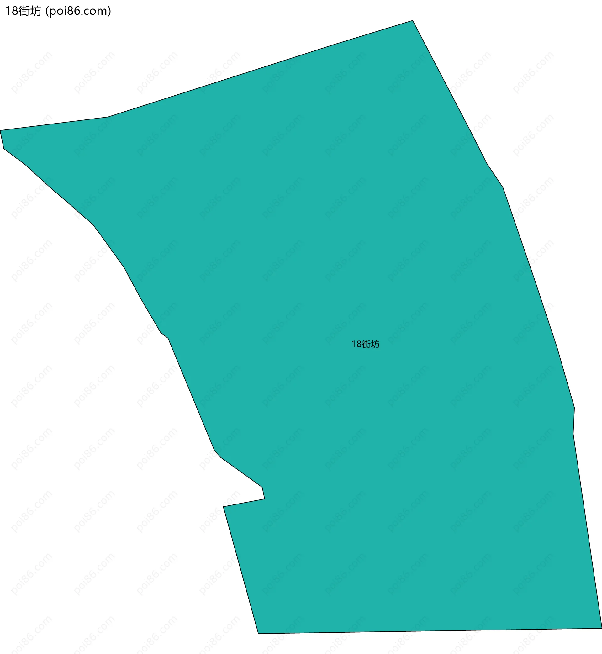 18街坊边界地图