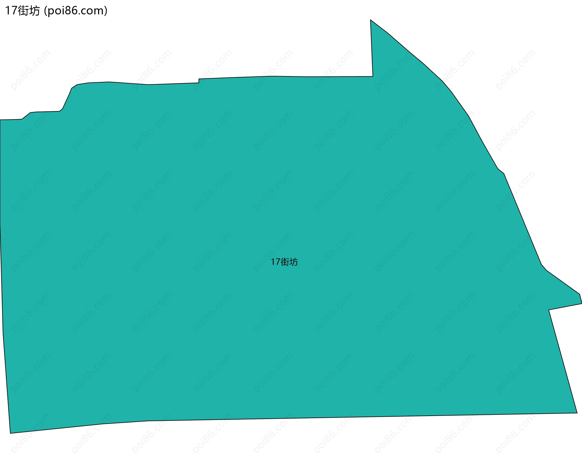 17街坊边界地图