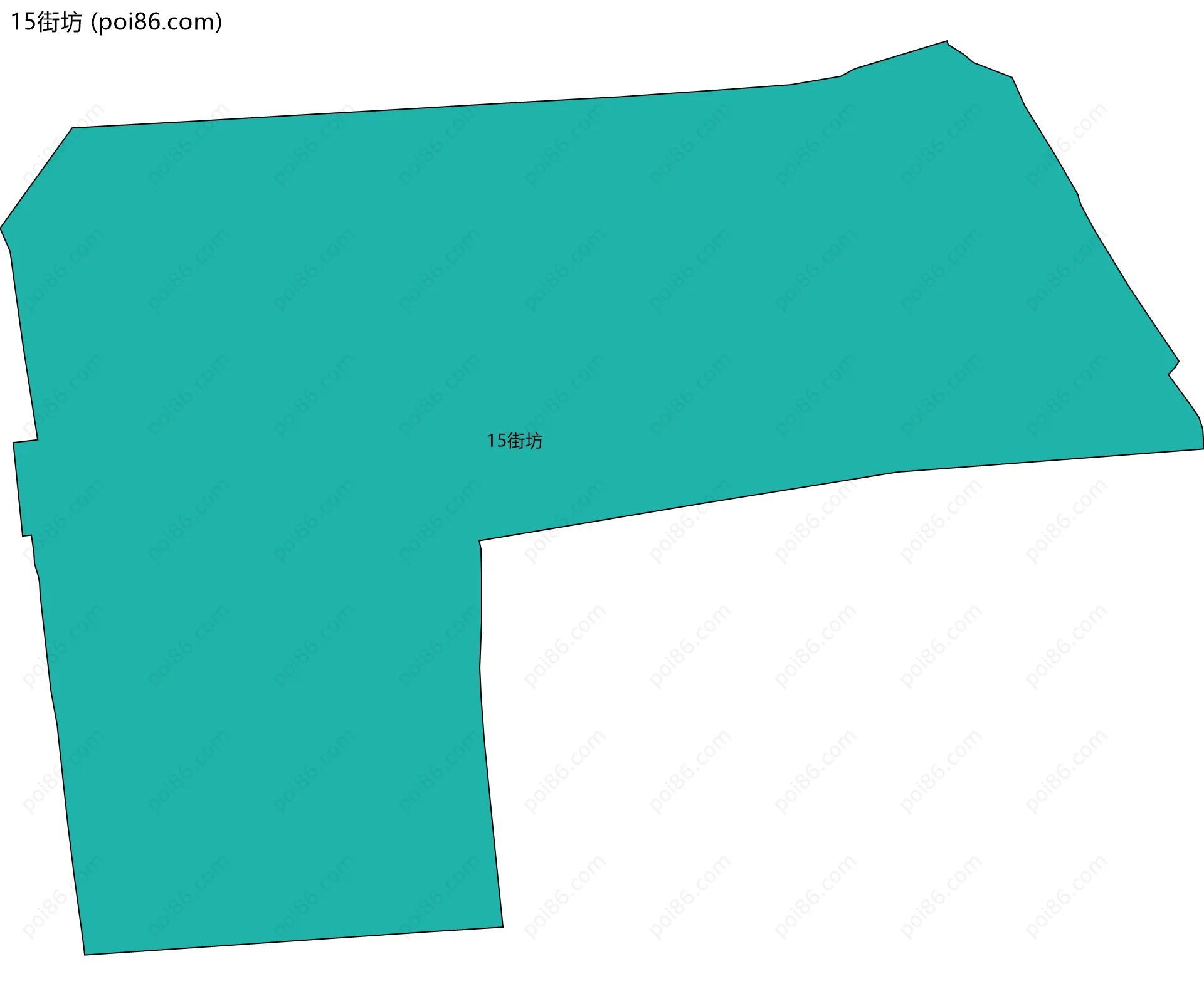 15街坊边界地图