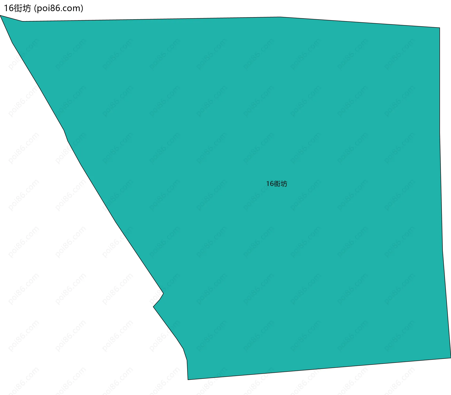 16街坊边界地图