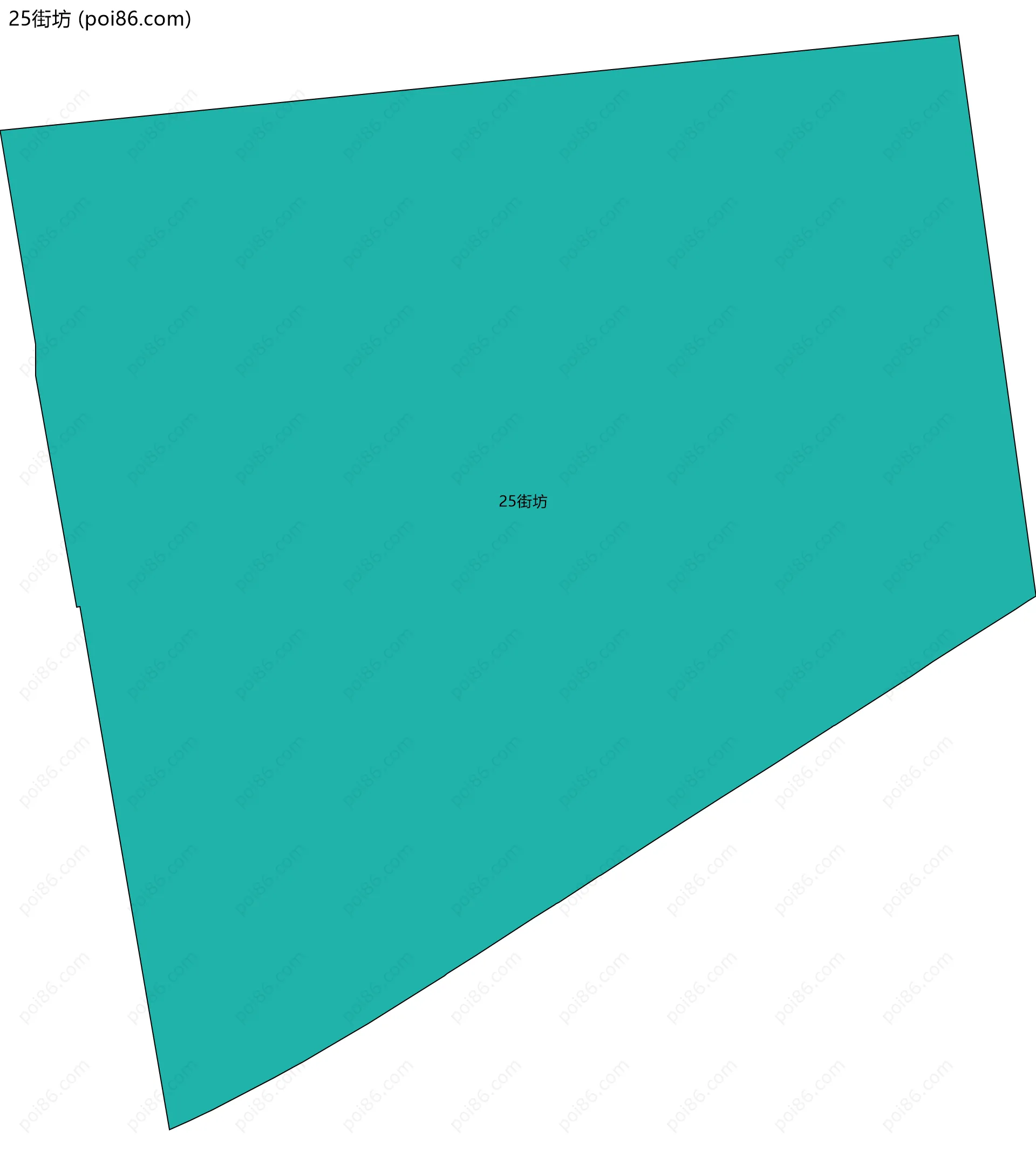 25街坊边界地图