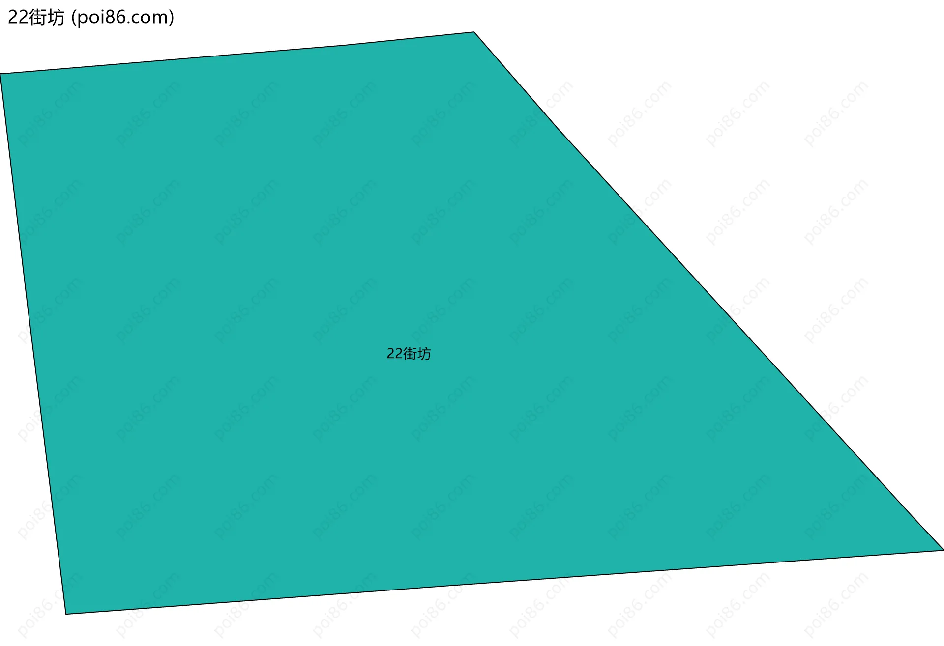 22街坊边界地图