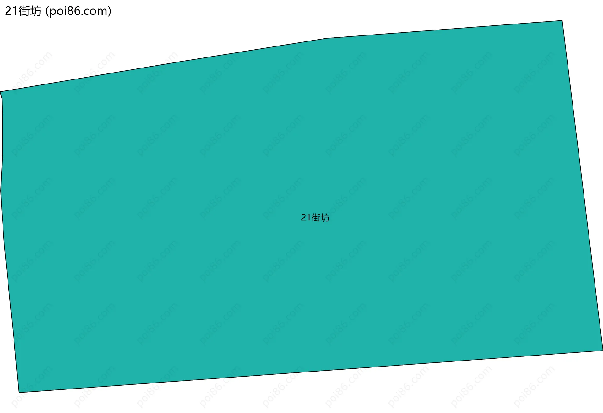 21街坊边界地图