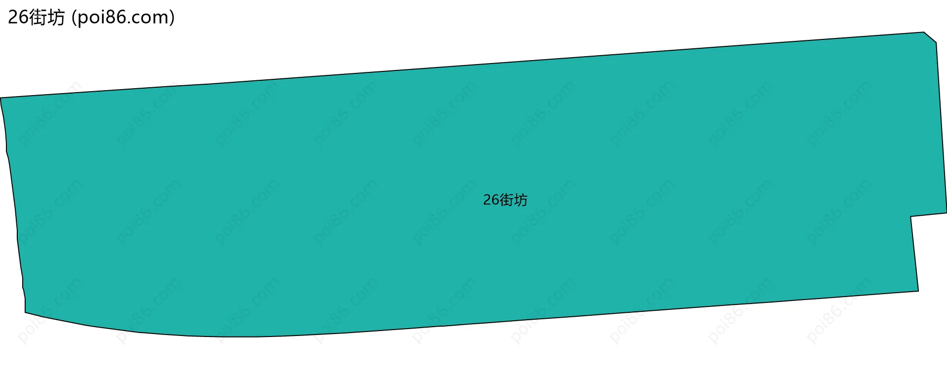 26街坊边界地图