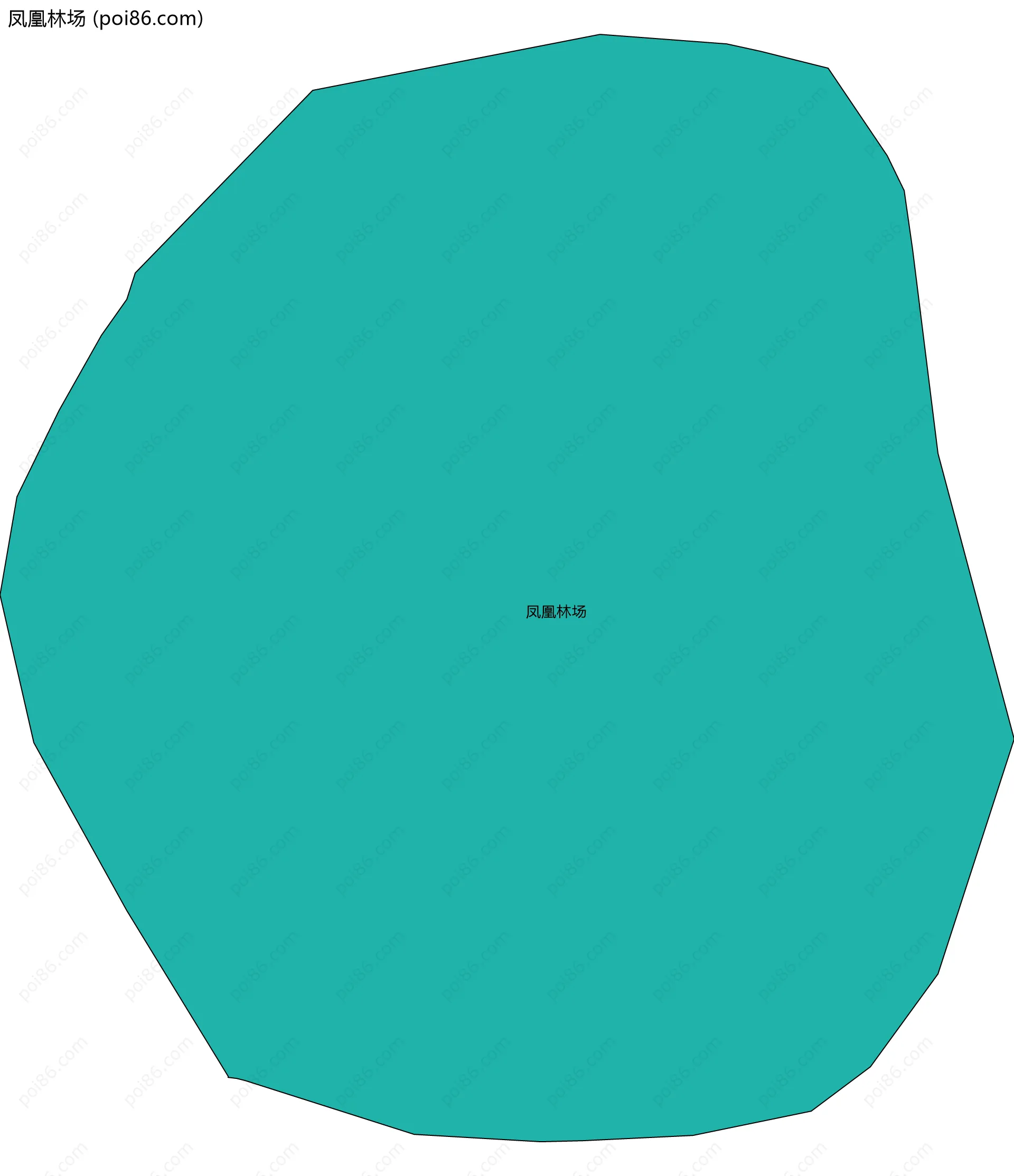 凤凰林场边界地图