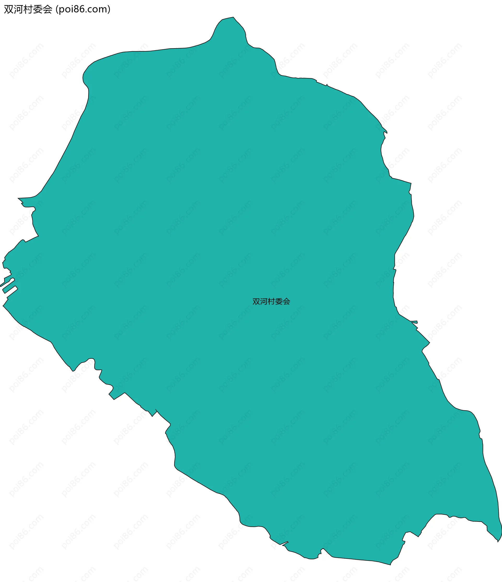 双河村委会边界地图