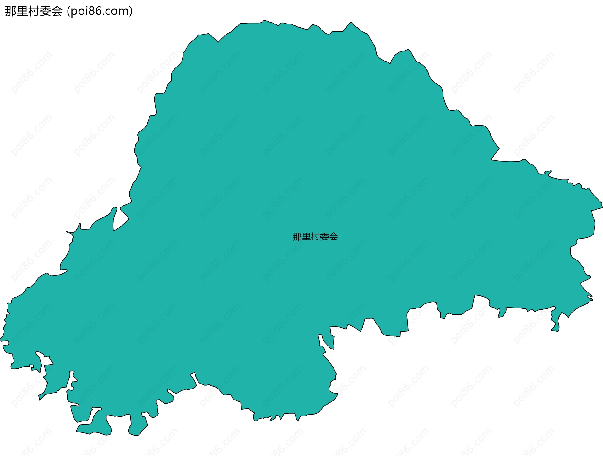 那里村委会边界地图