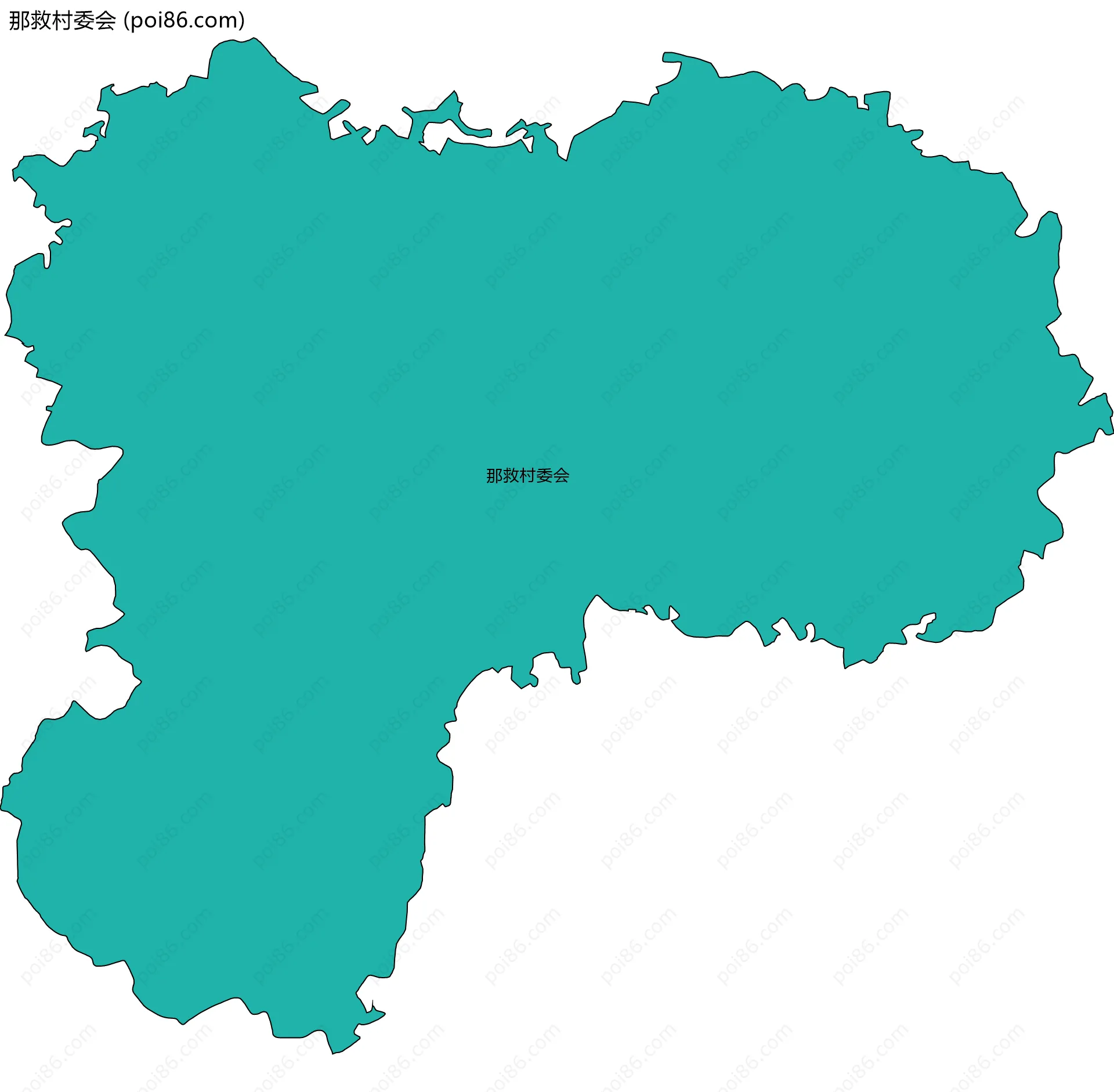 那救村委会边界地图