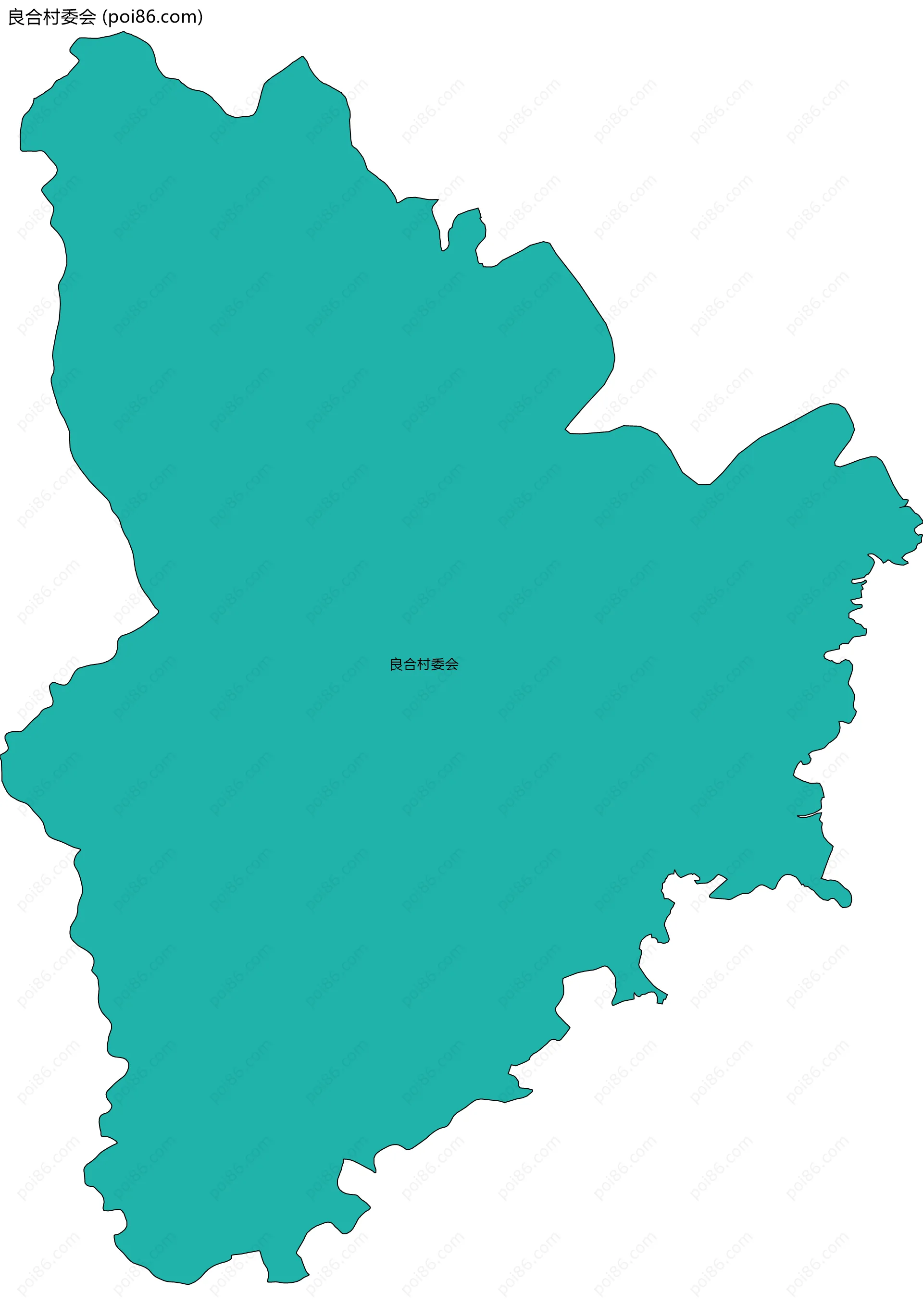 良合村委会边界地图