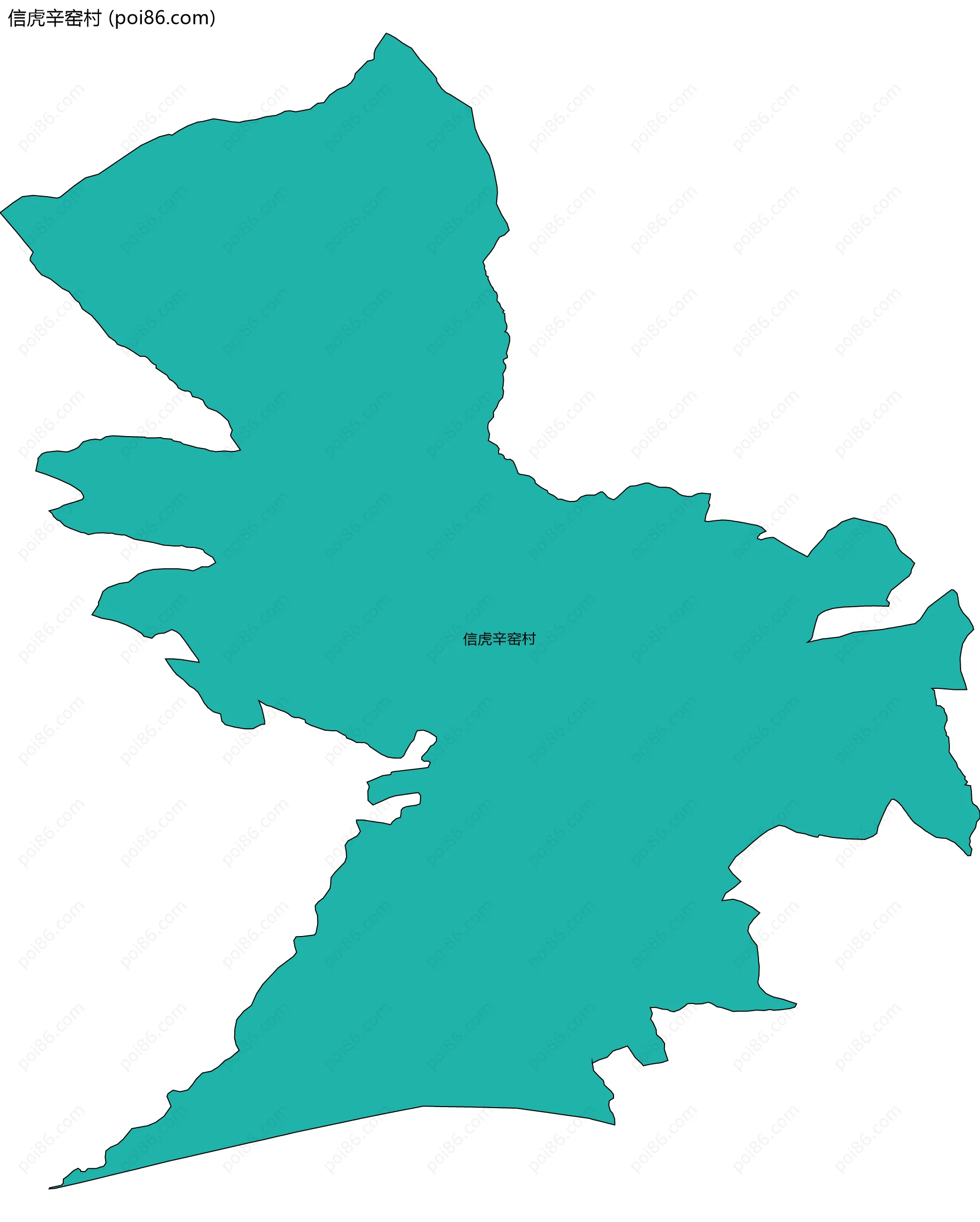 信虎辛窑村边界地图