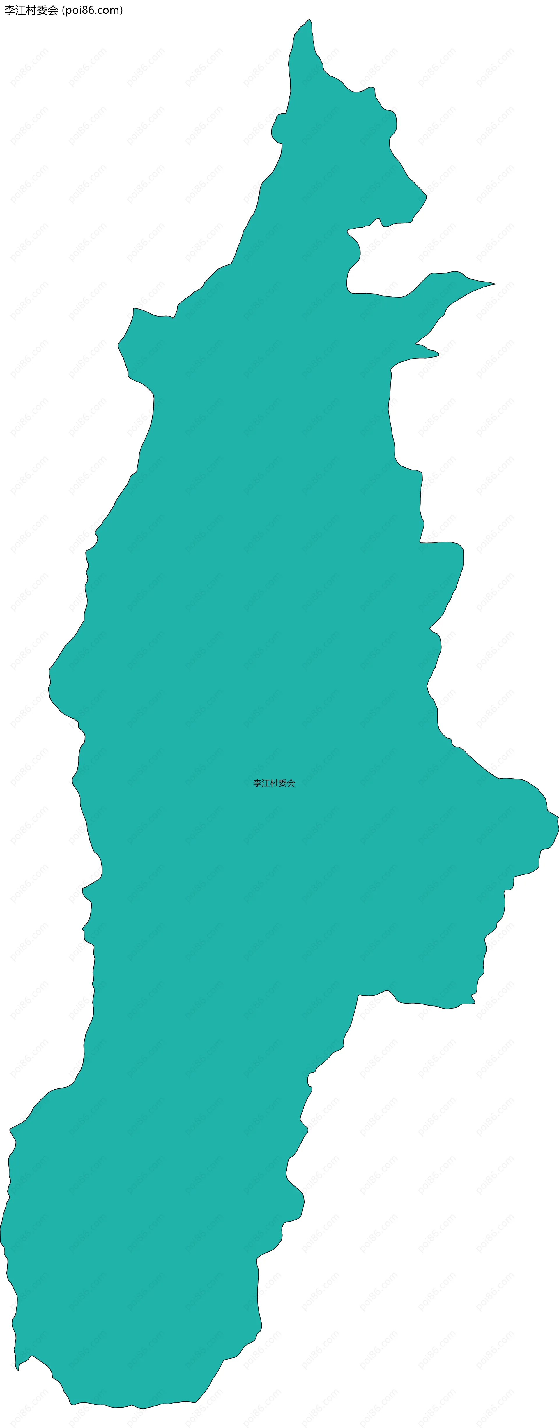 李江村委会边界地图