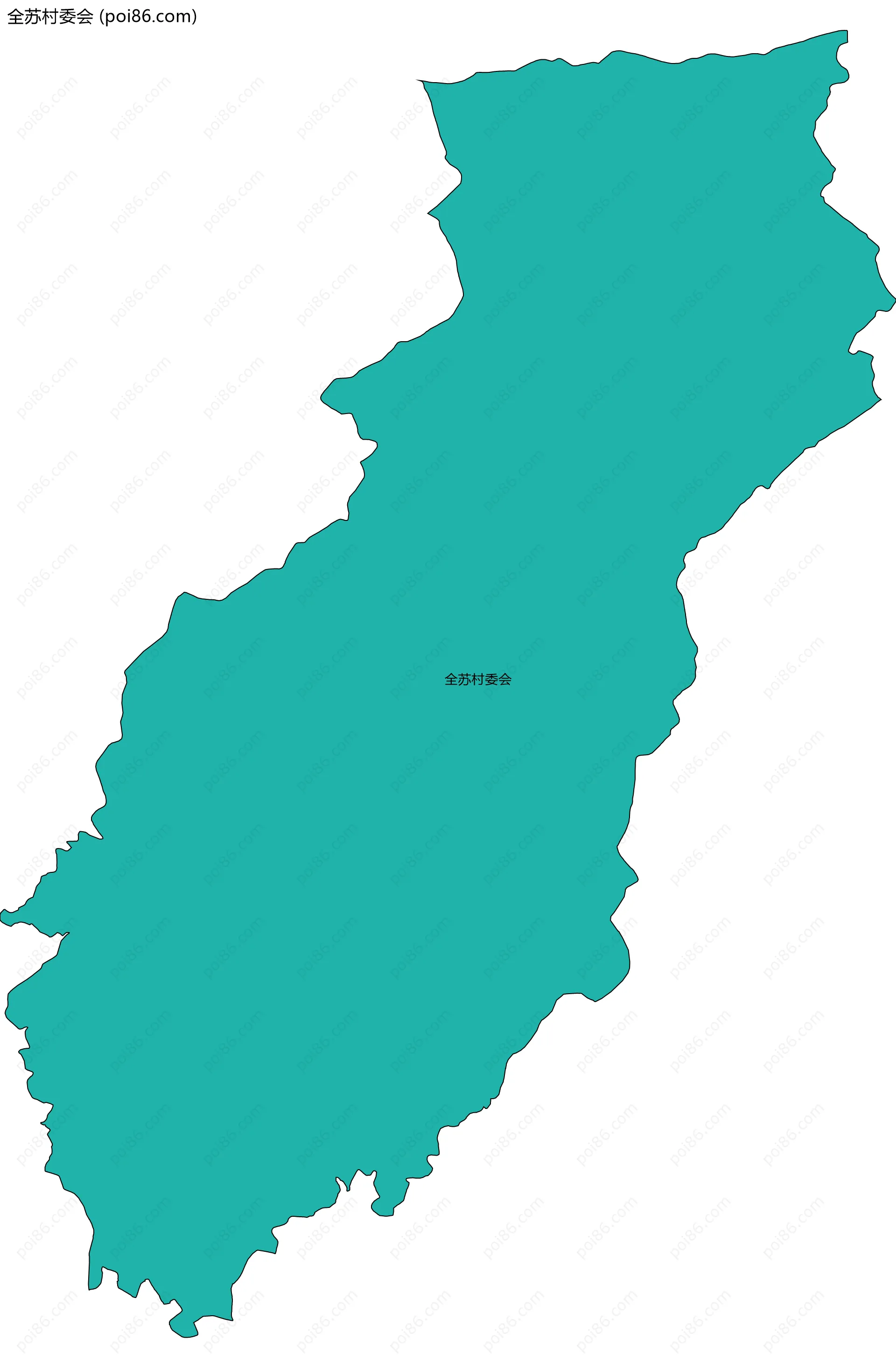 全苏村委会边界地图
