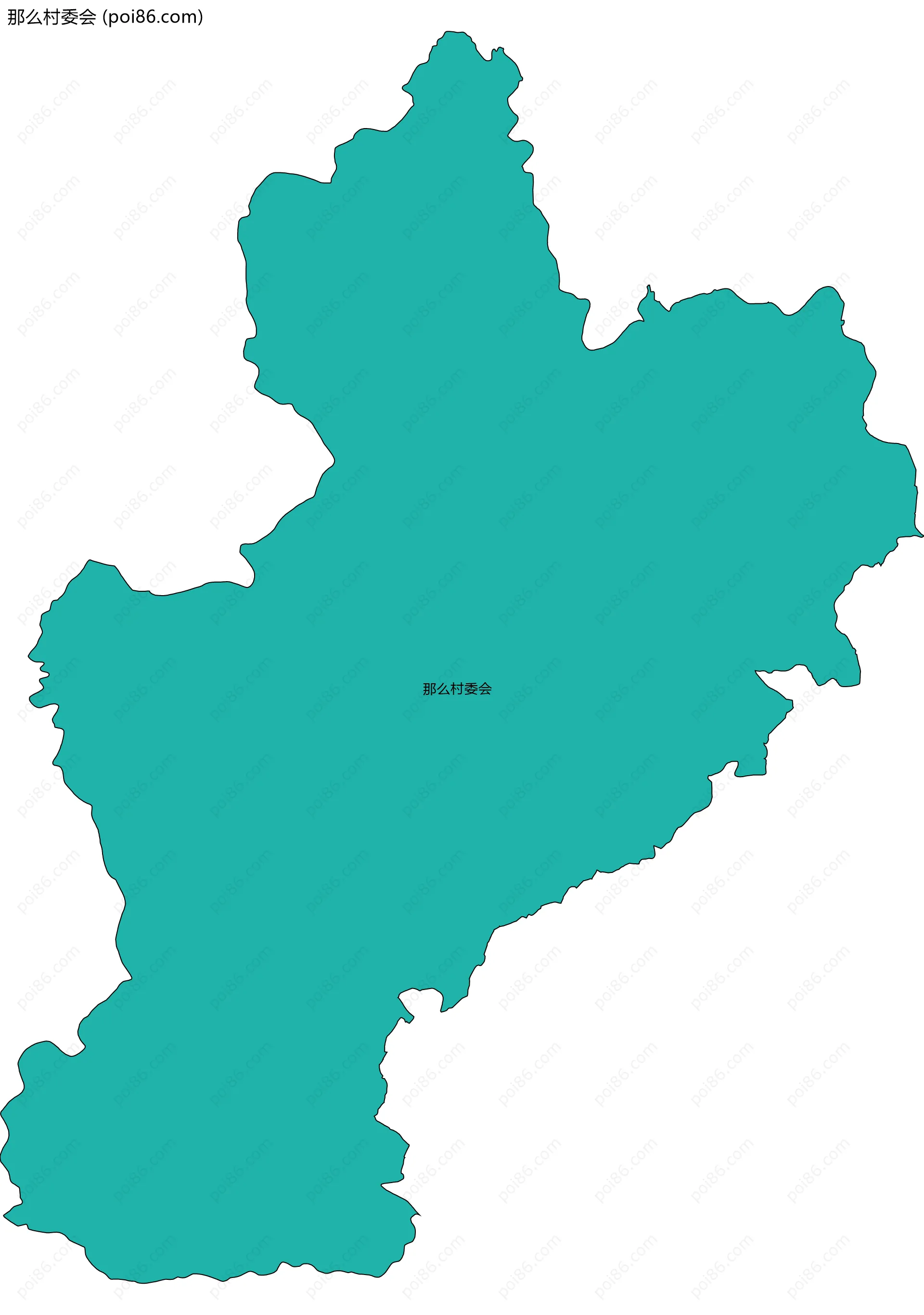 那么村委会边界地图