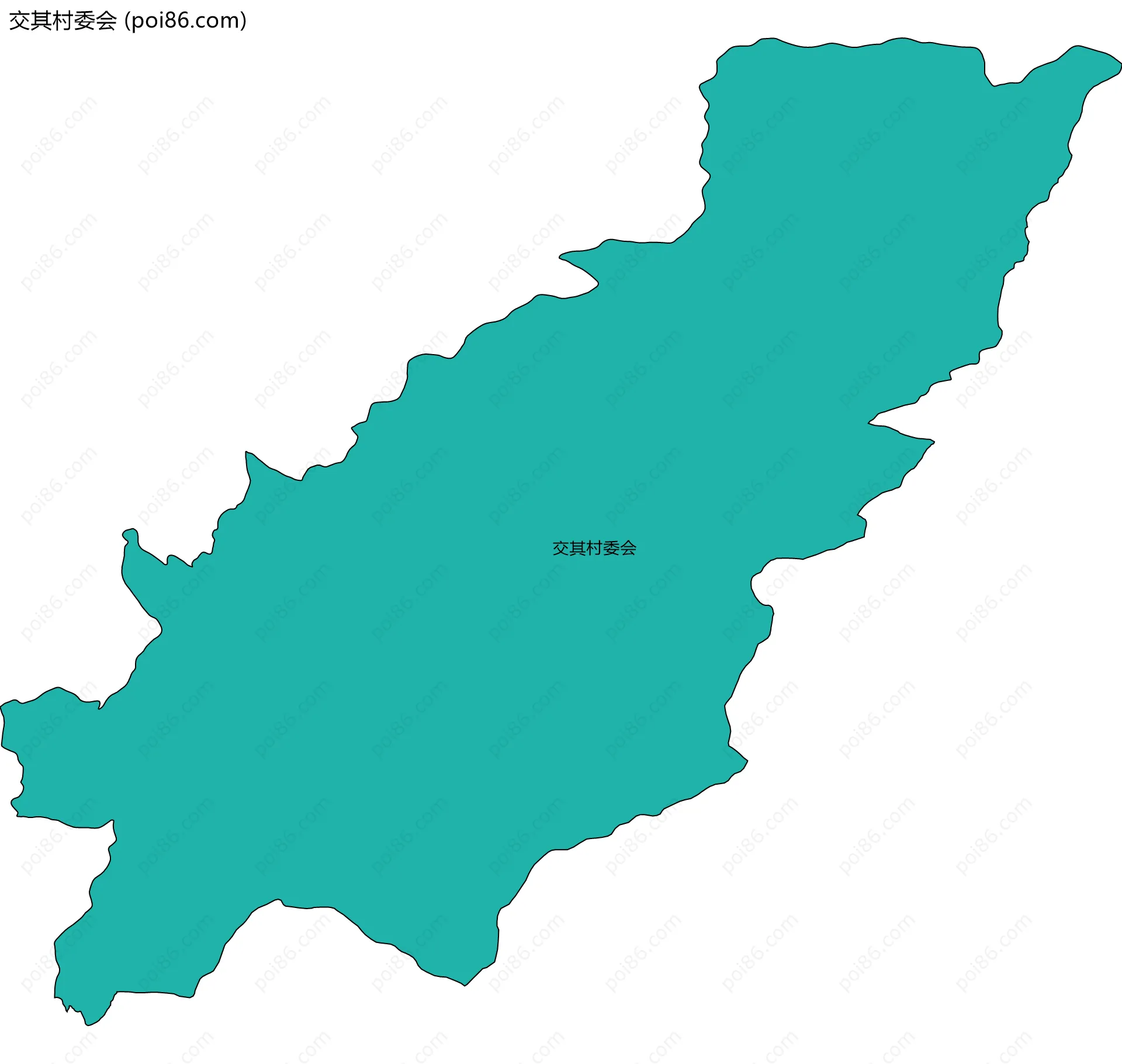 交其村委会边界地图