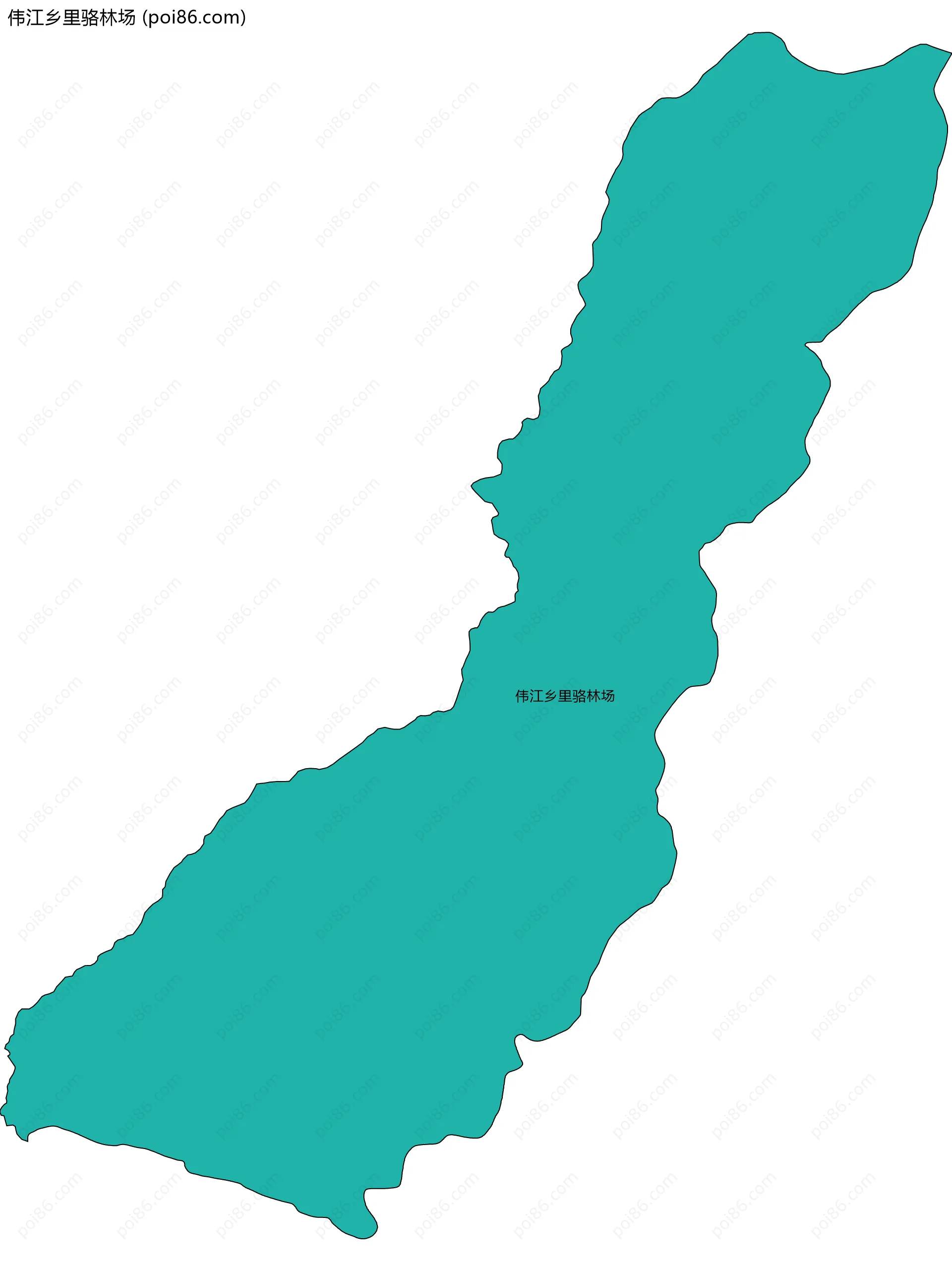 伟江乡里骆林场边界地图