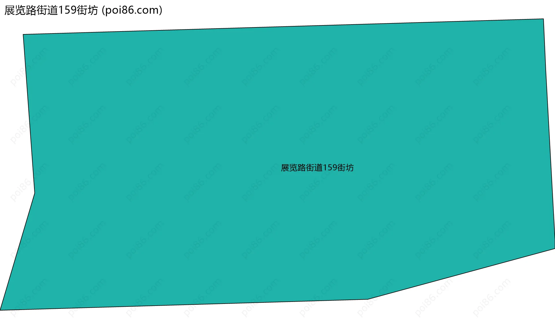 展览路街道159街坊边界地图