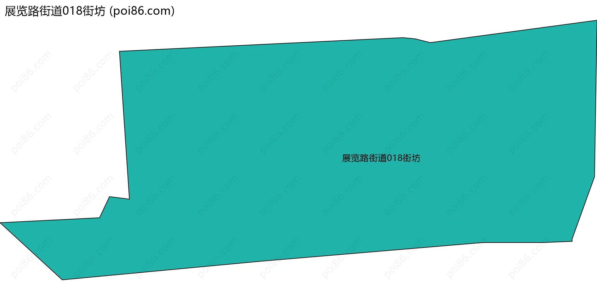 展览路街道018街坊边界地图