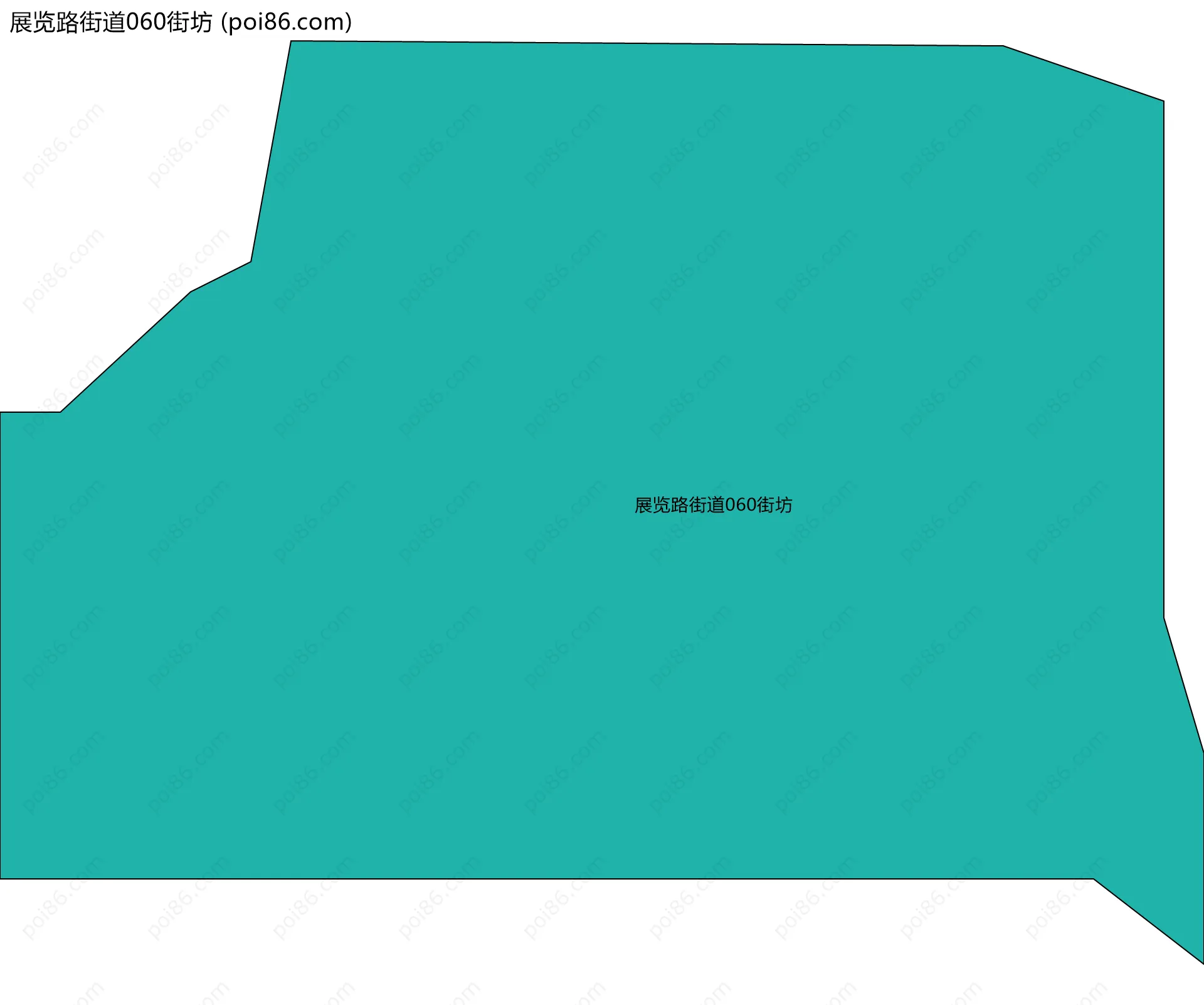 展览路街道060街坊边界地图