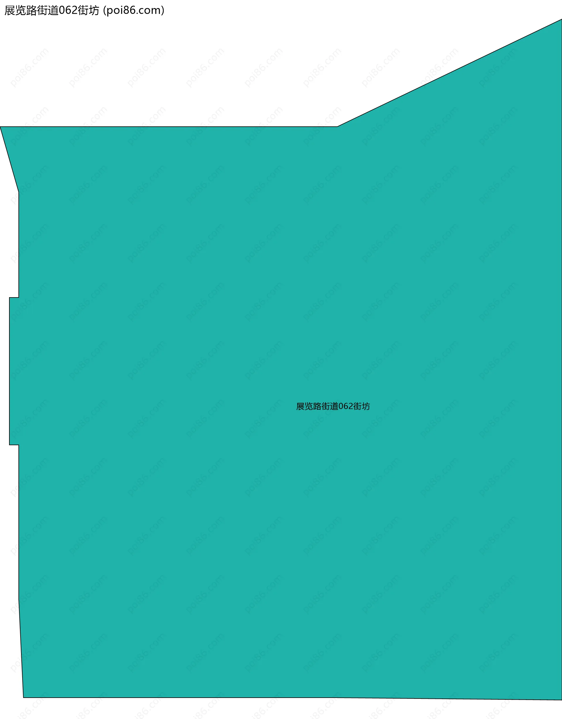 展览路街道062街坊边界地图