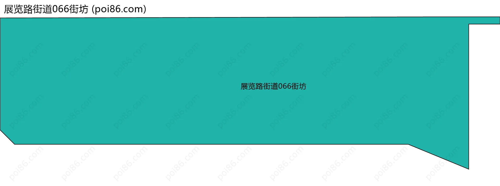 展览路街道066街坊边界地图