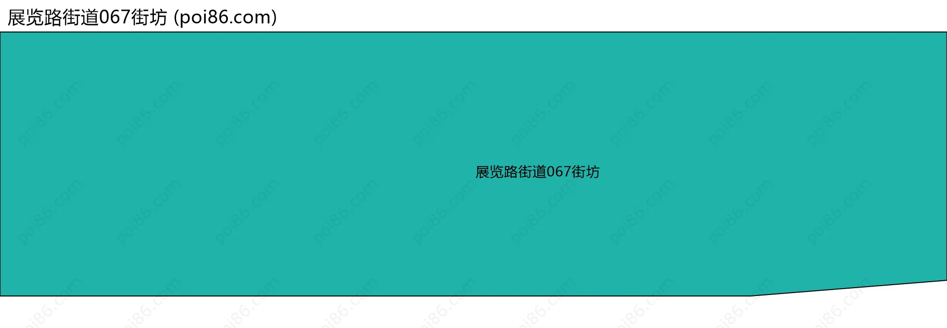 展览路街道067街坊边界地图
