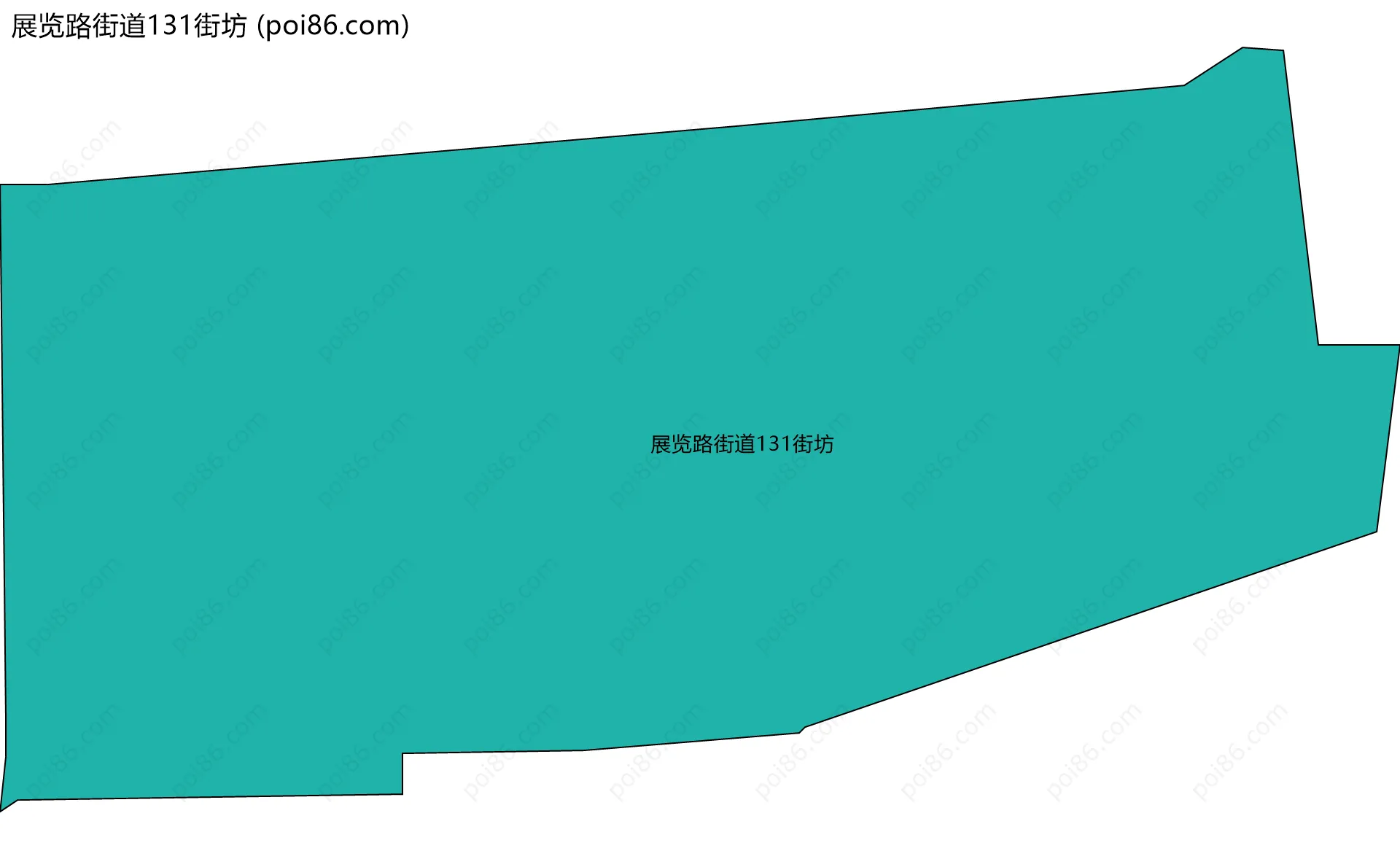 展览路街道131街坊边界地图